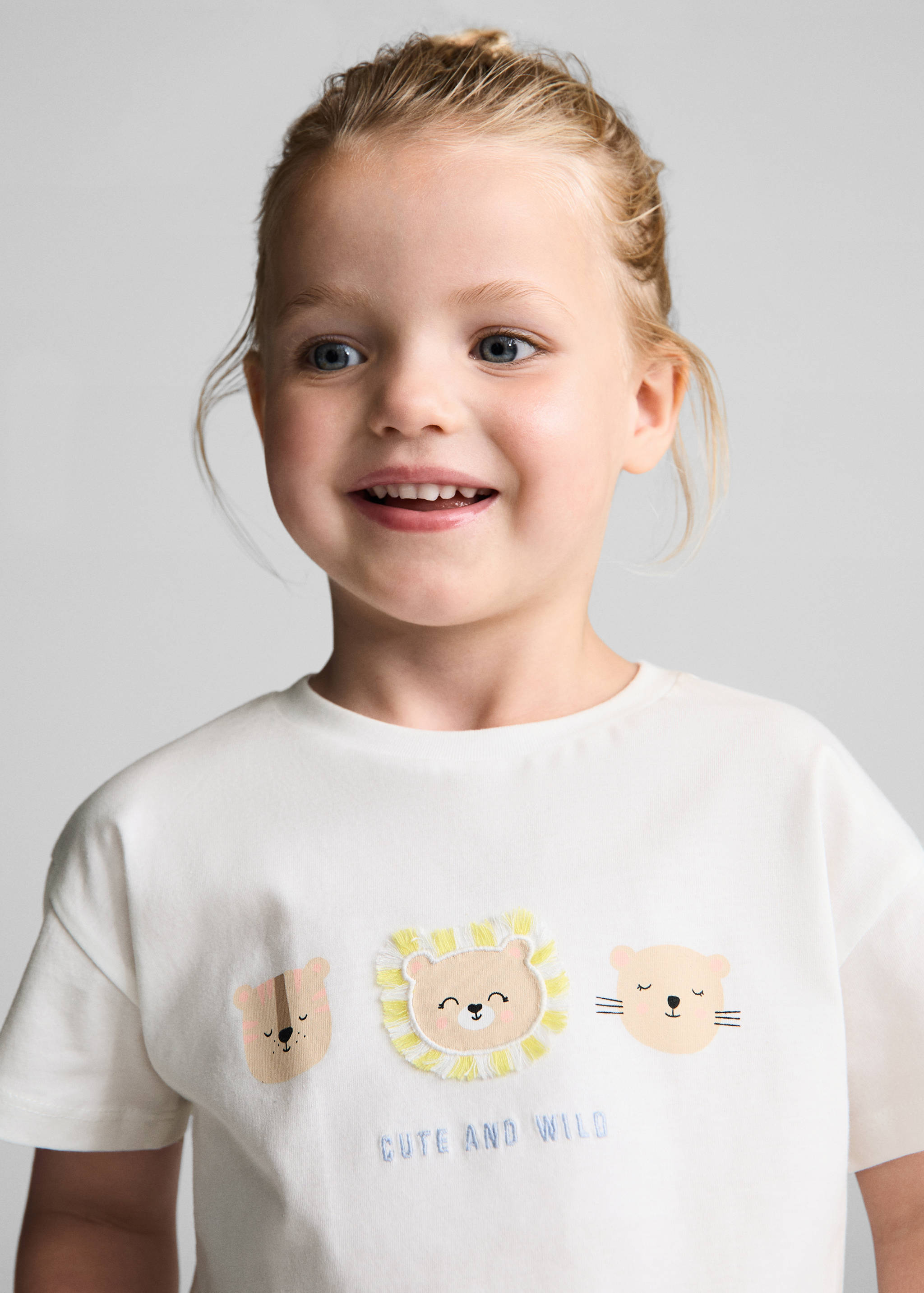 Camiseta algodón estampado animales - Detalle del artículo 1