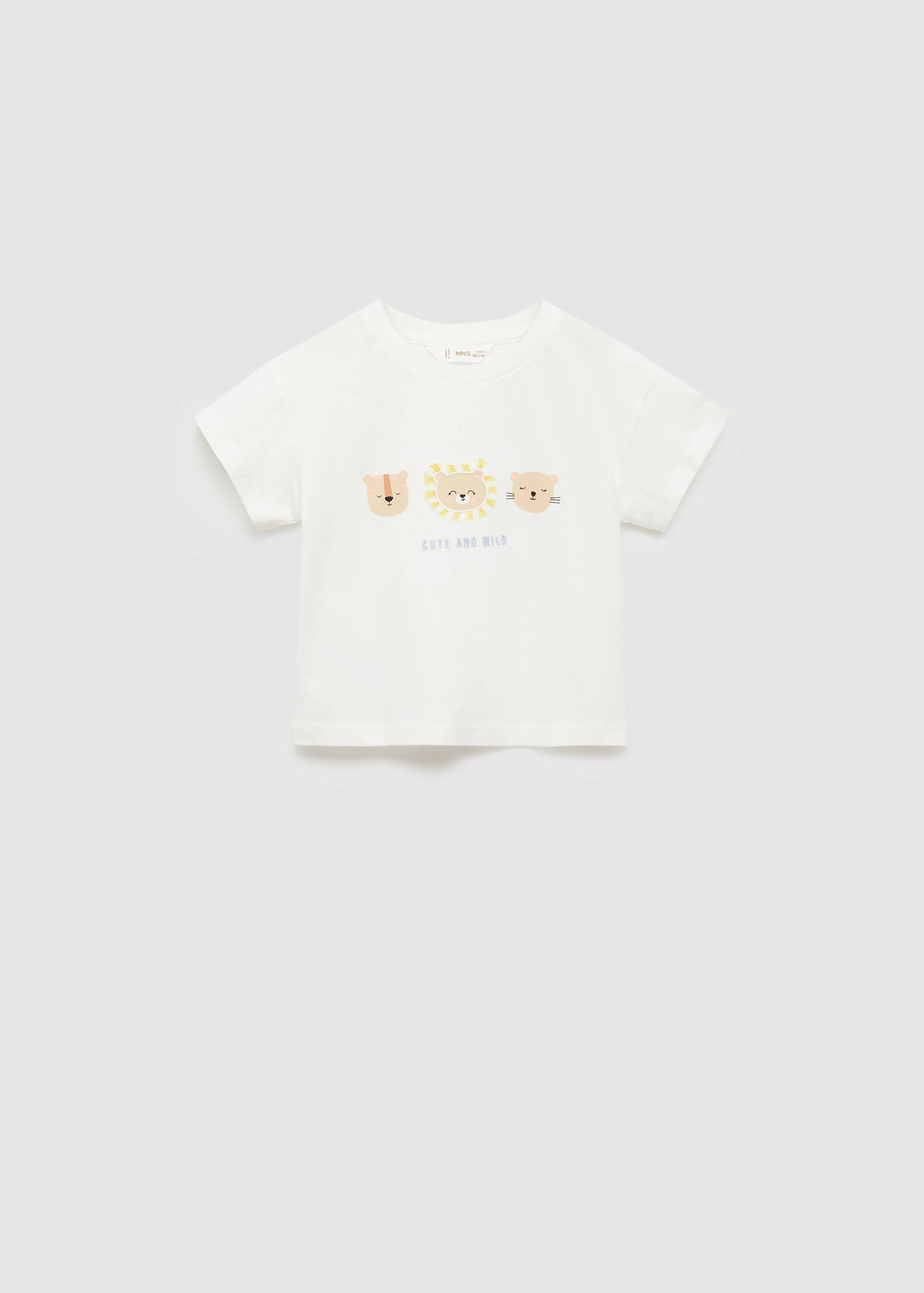 Camiseta algodón estampado animales - Artículo sin modelo