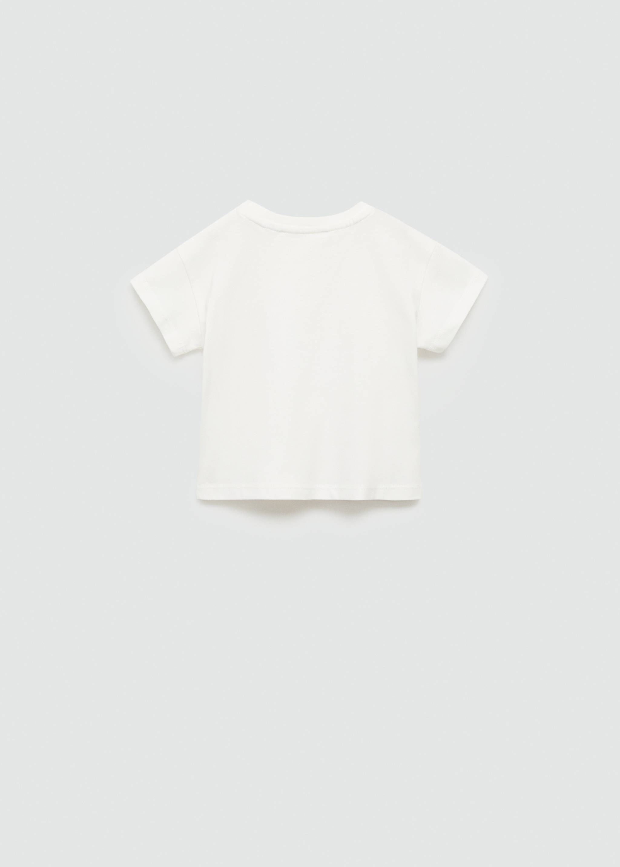 Camiseta algodón estampado animales - Reverso del artículo