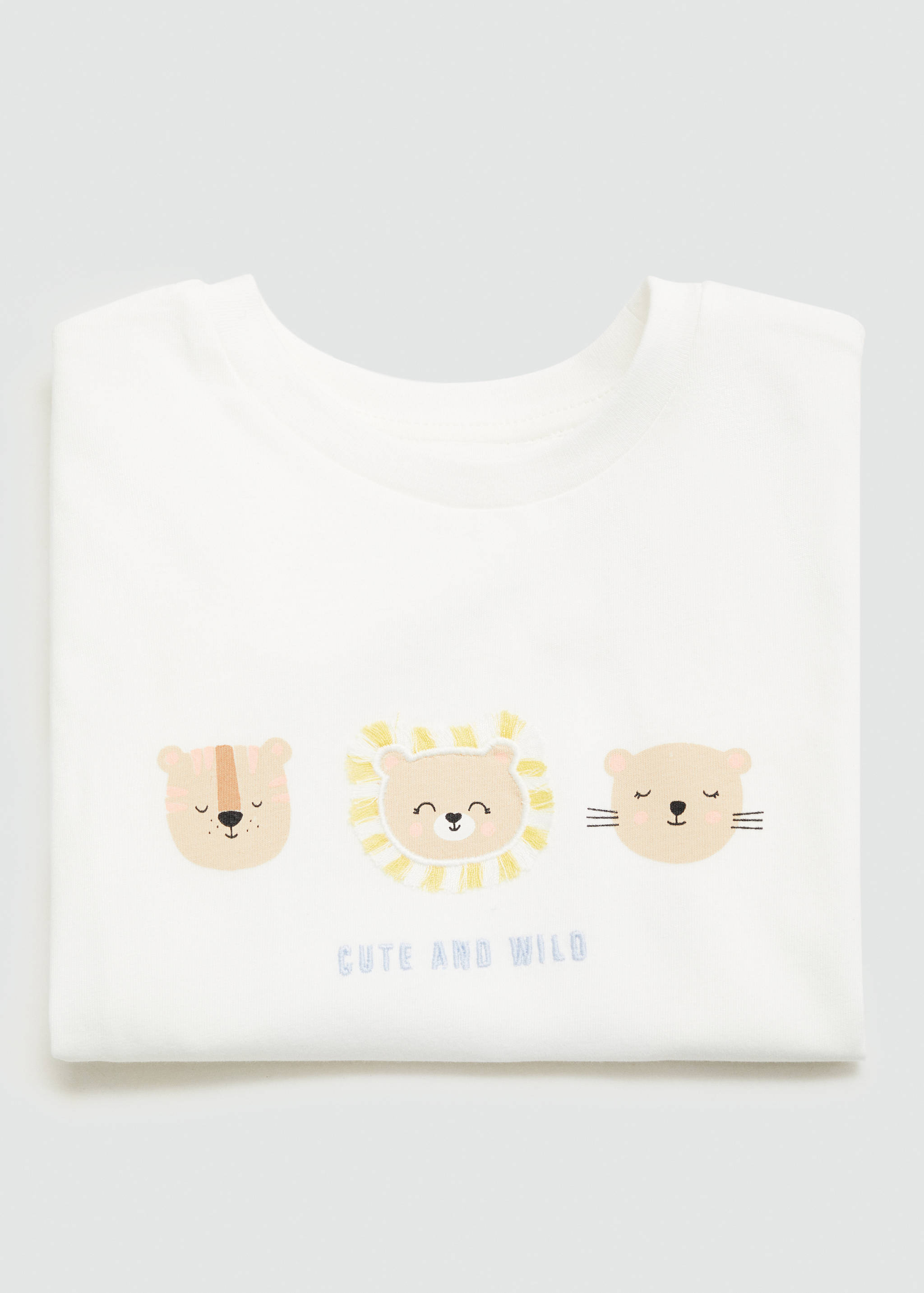 Camiseta algodón estampado animales - Detalle del artículo 0