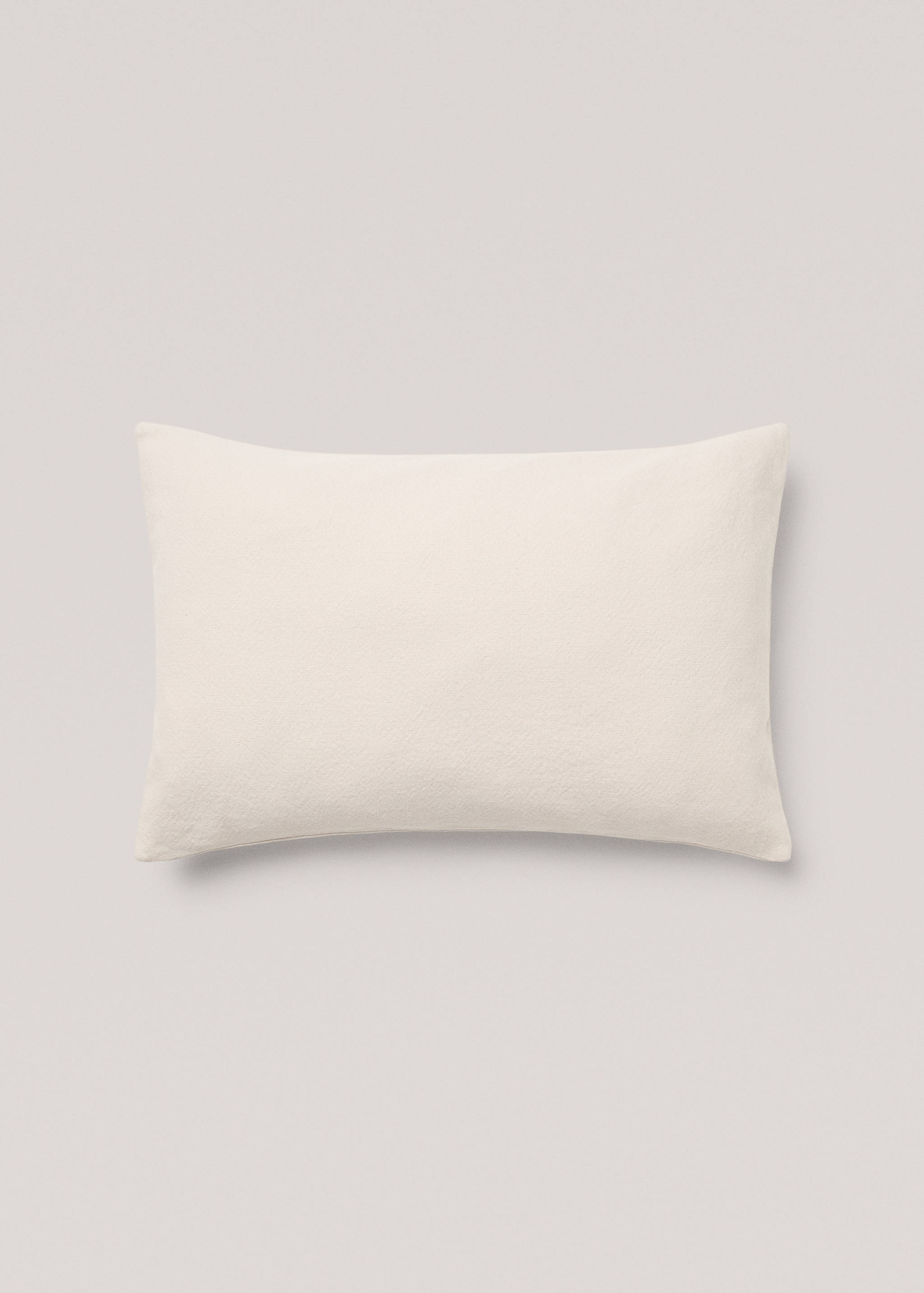 Cotton and linen blend cushion cover 40x60cm - Details of the article 1