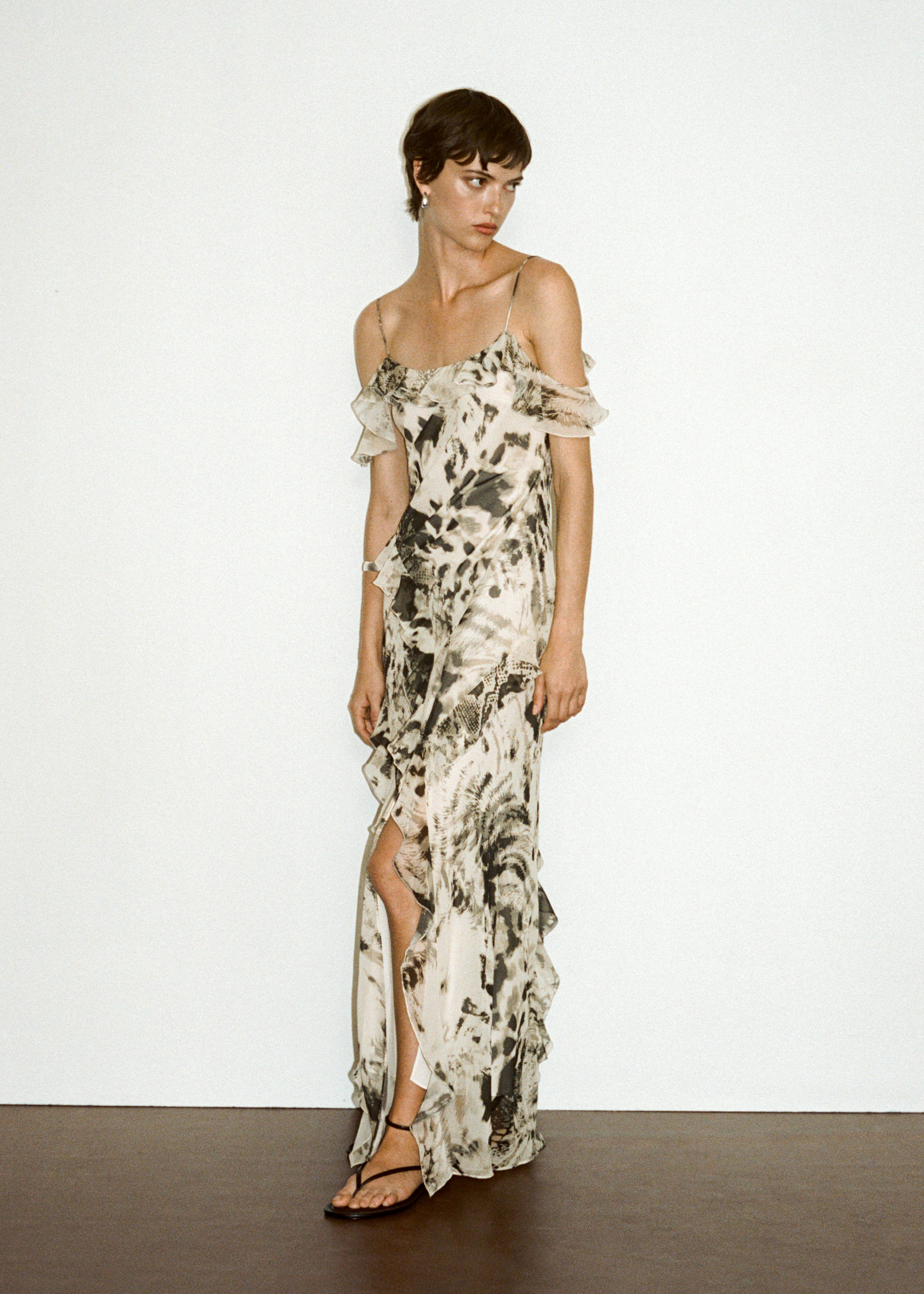 Robe volants en imprimé animal - Détail de l'article 6