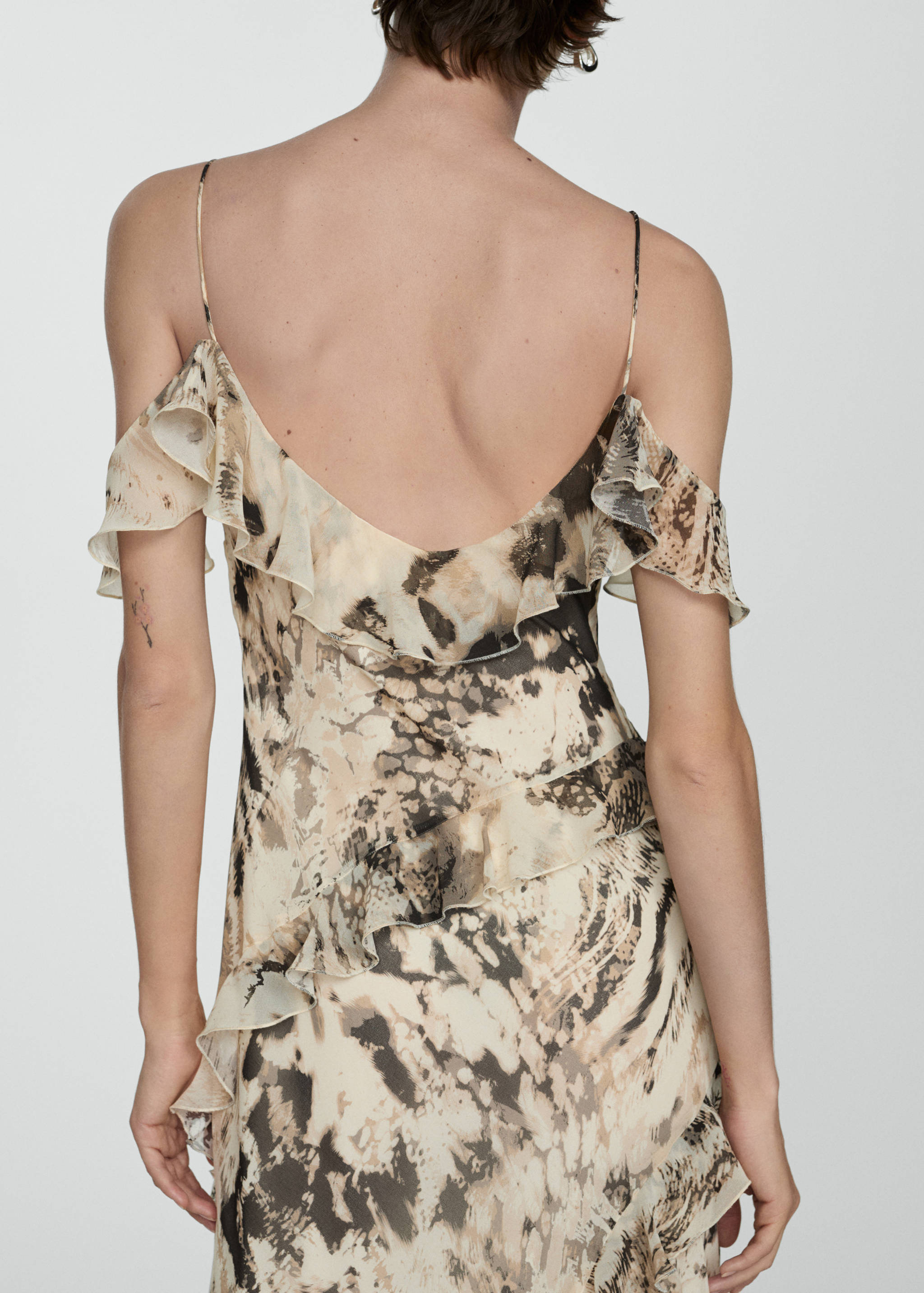 Robe volants en imprimé animal - Détail de l'article 2
