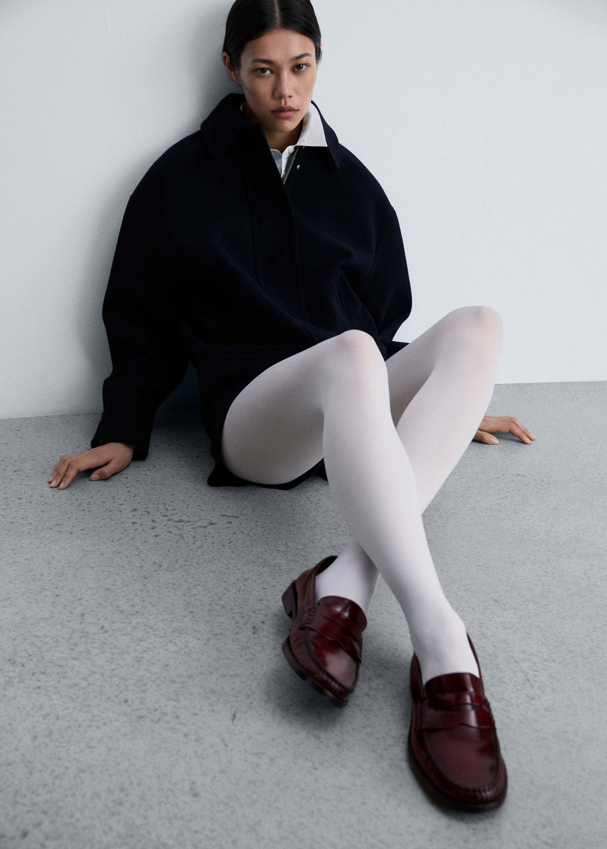 Leather loafers - General plane