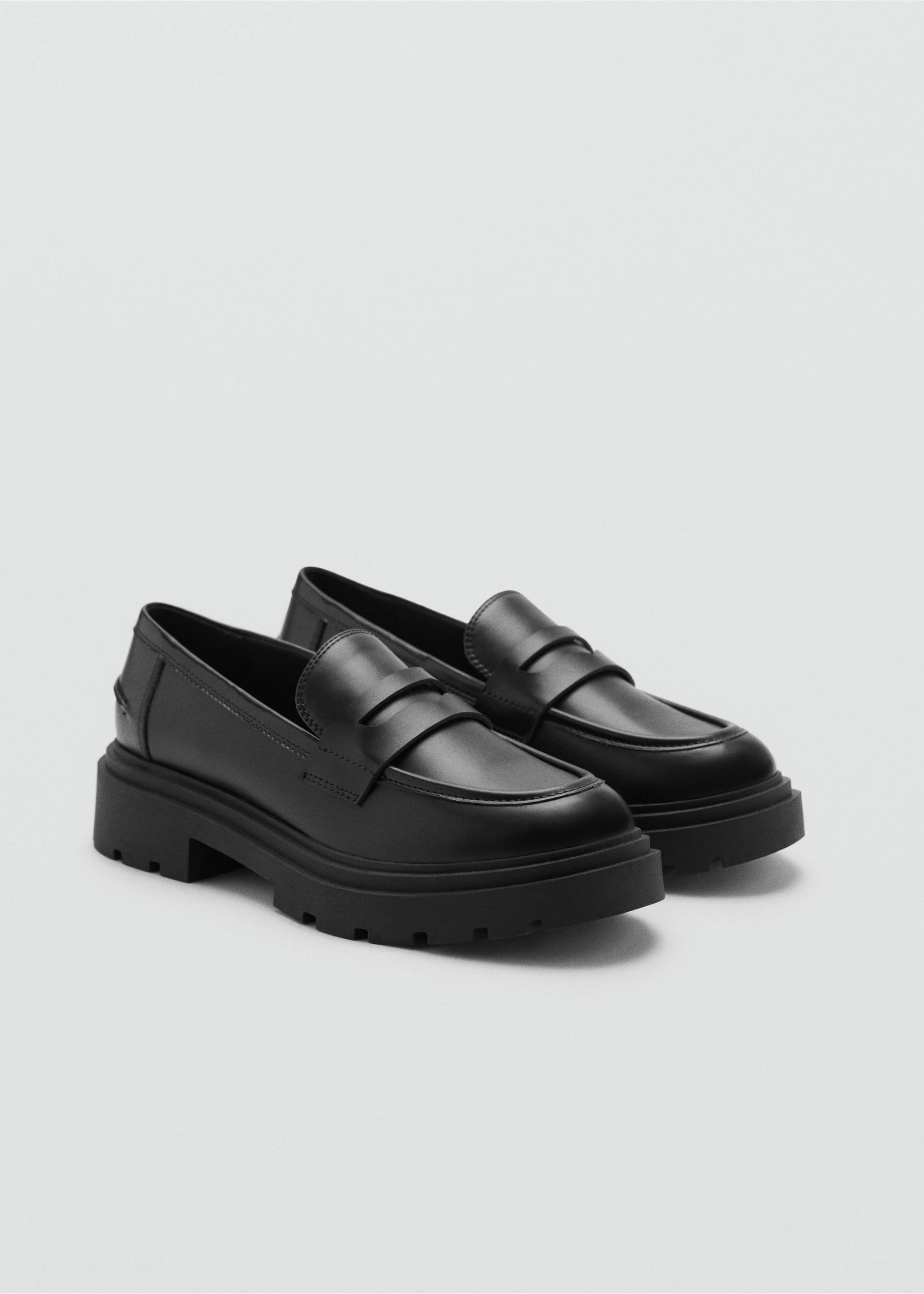 Mocasín clásico - Plano medio, Negro. Ref: 77013667-00.