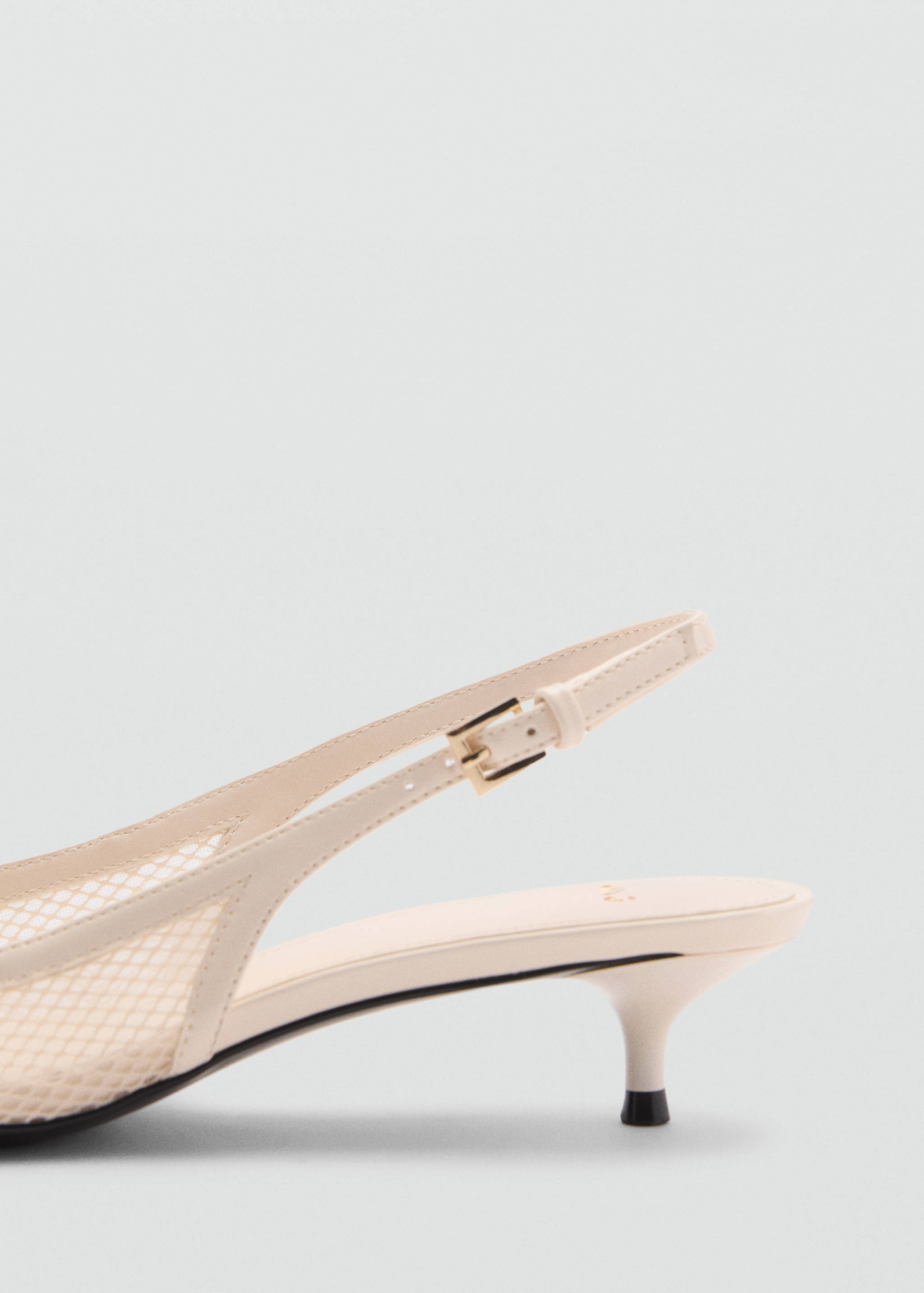 Heeled mesh shoes - Details of the article 1