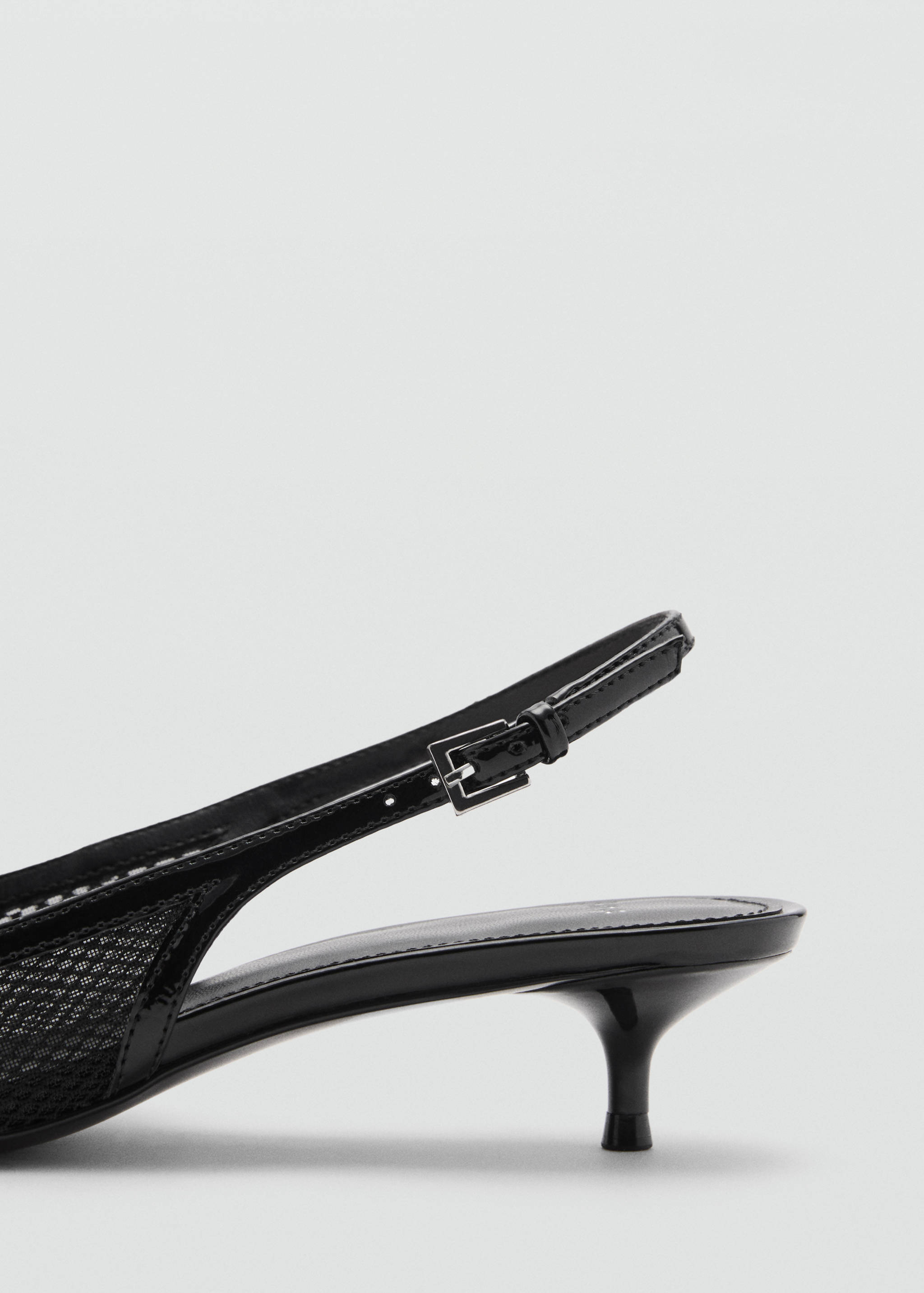Heeled mesh shoes - Details of the article 1
