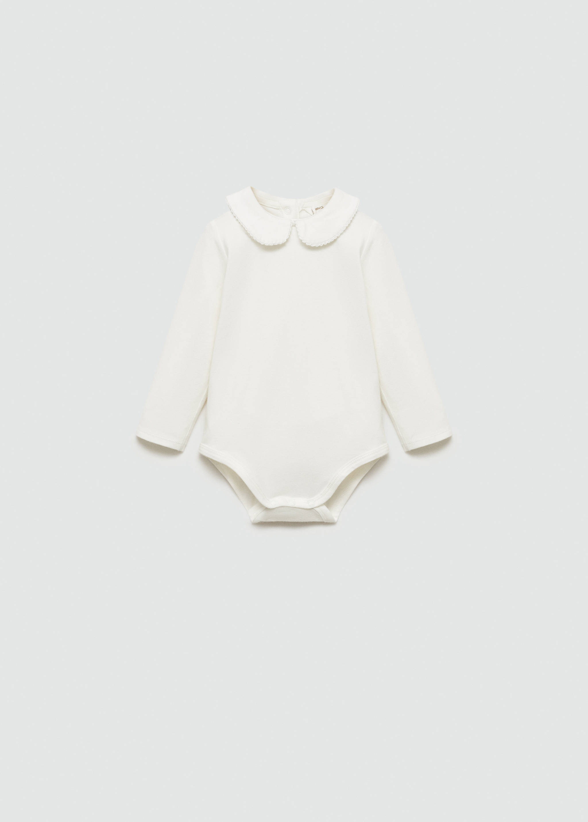 Babydoll-neck bodysuit - Article without model