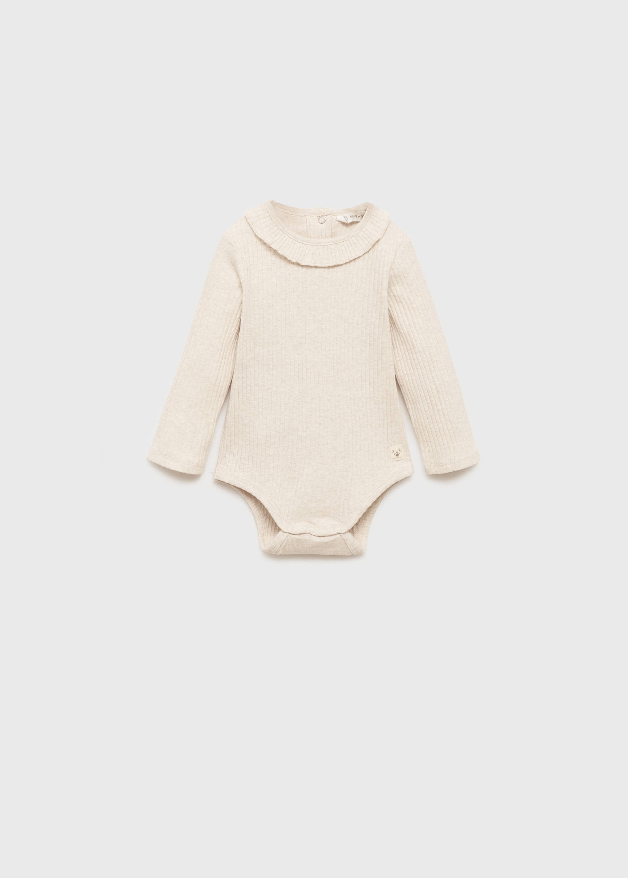 Ruffled cotton body - Article without model