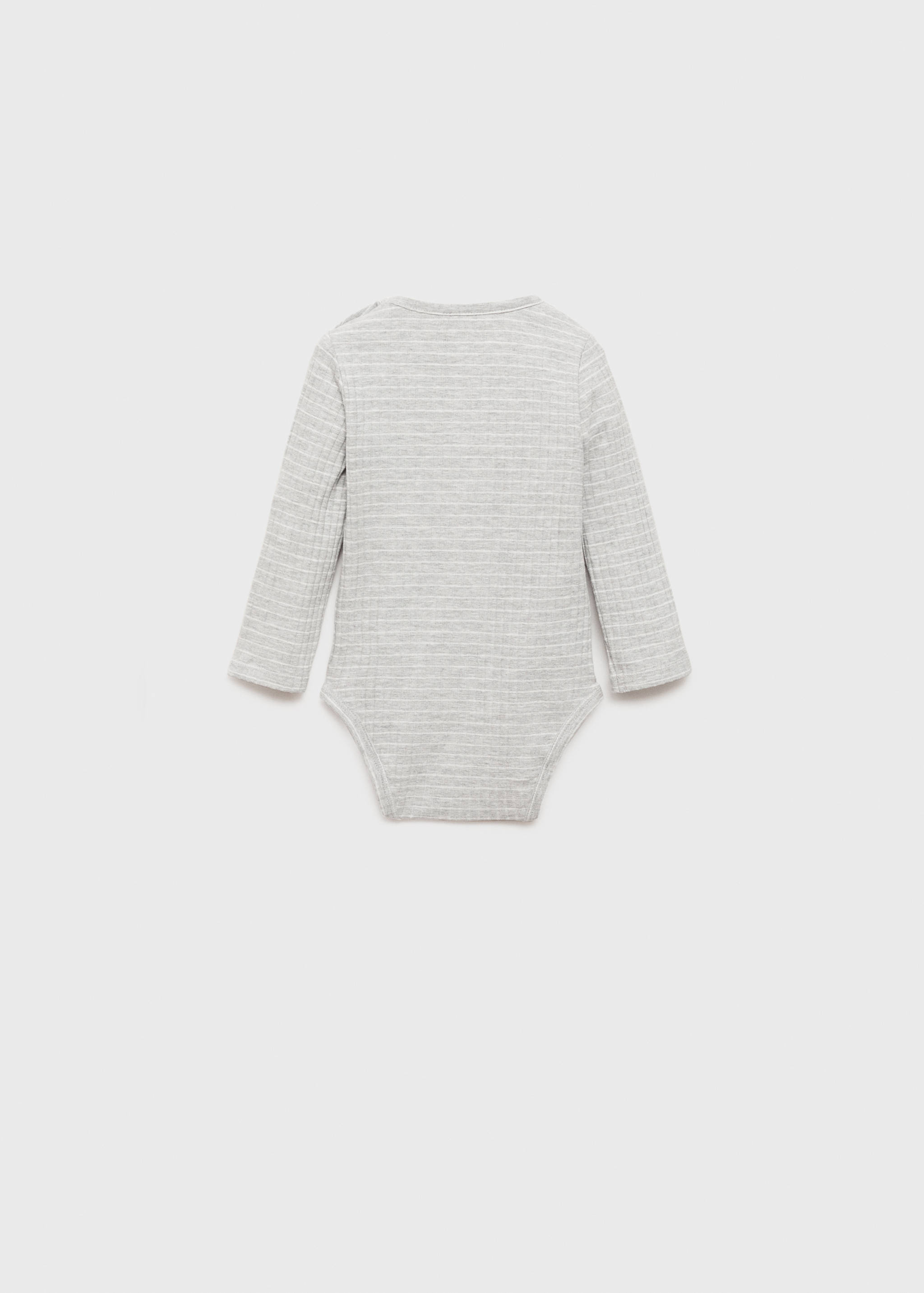 Body coton rayures - Verso de l’article