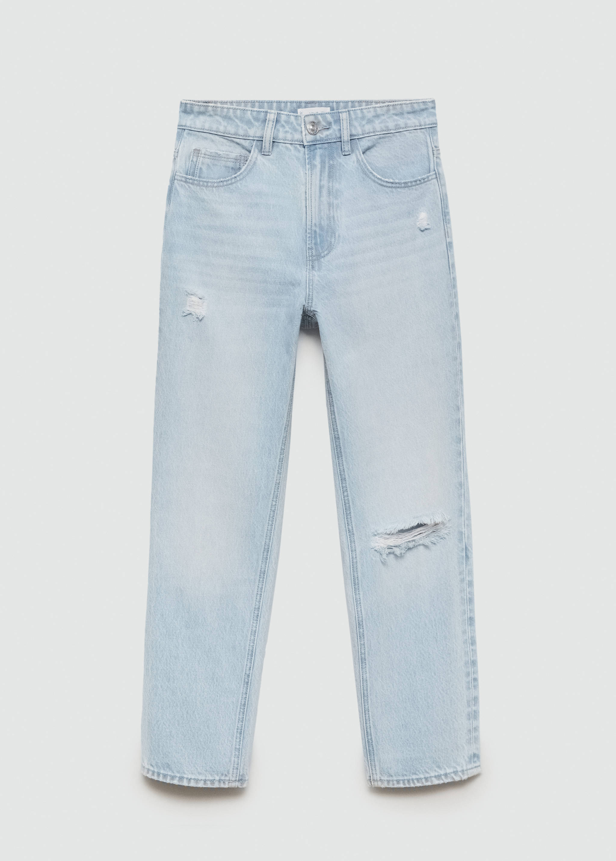 Jean straight-fit déchirures - Article sans modèle