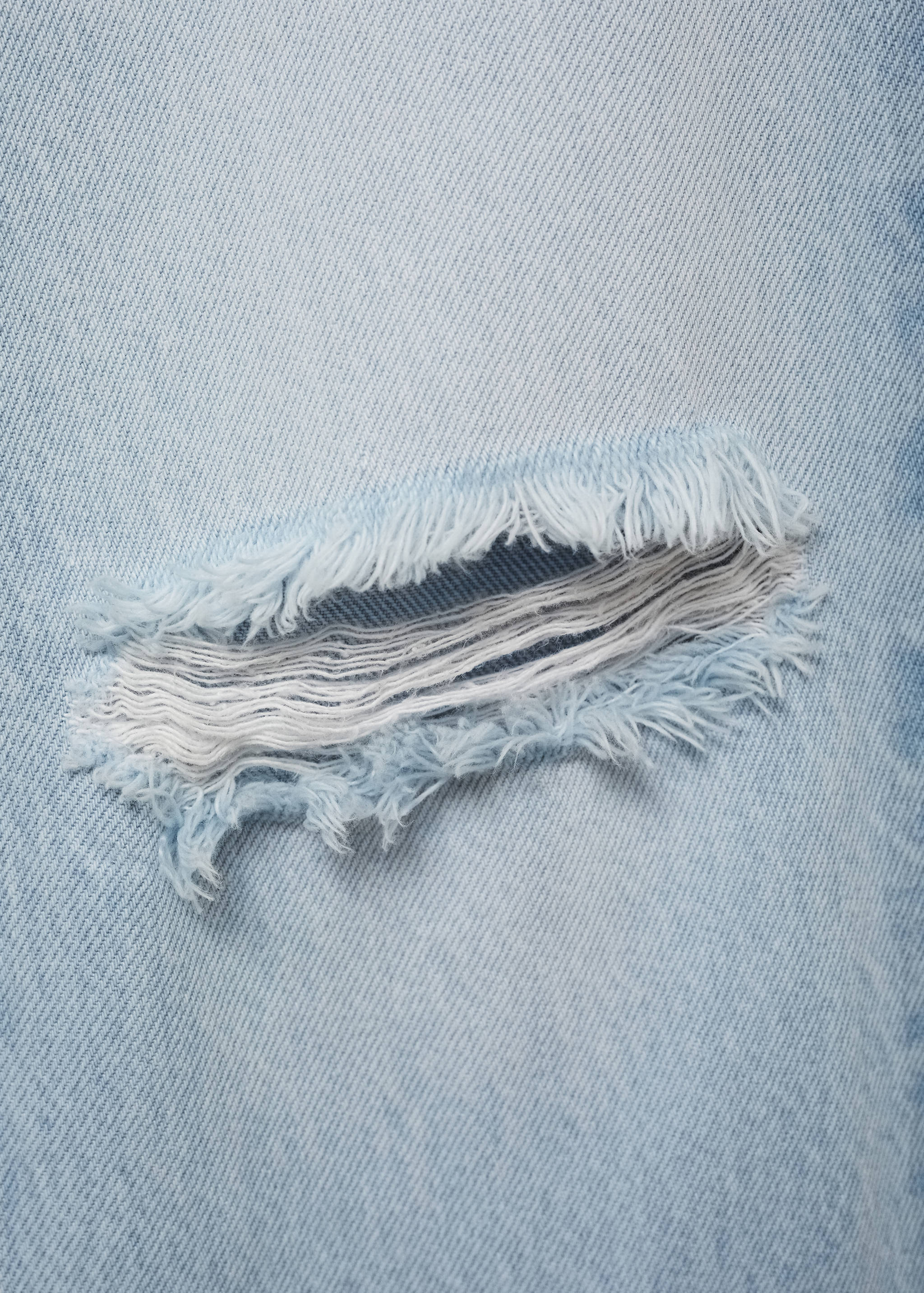 Jean straight-fit déchirures - Détail de l'article 0