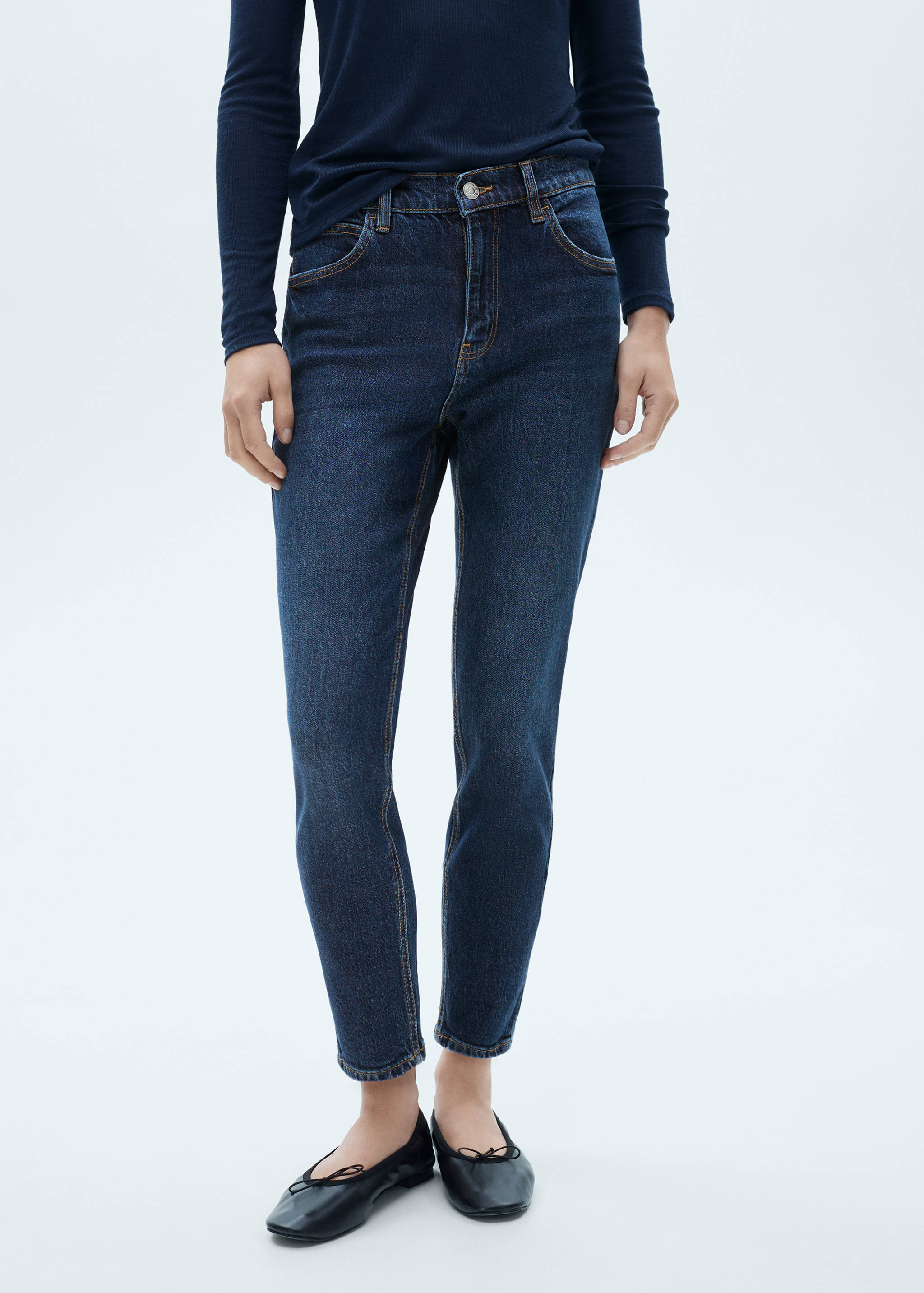 Newmom comfort high-rise jeans - Medium plane