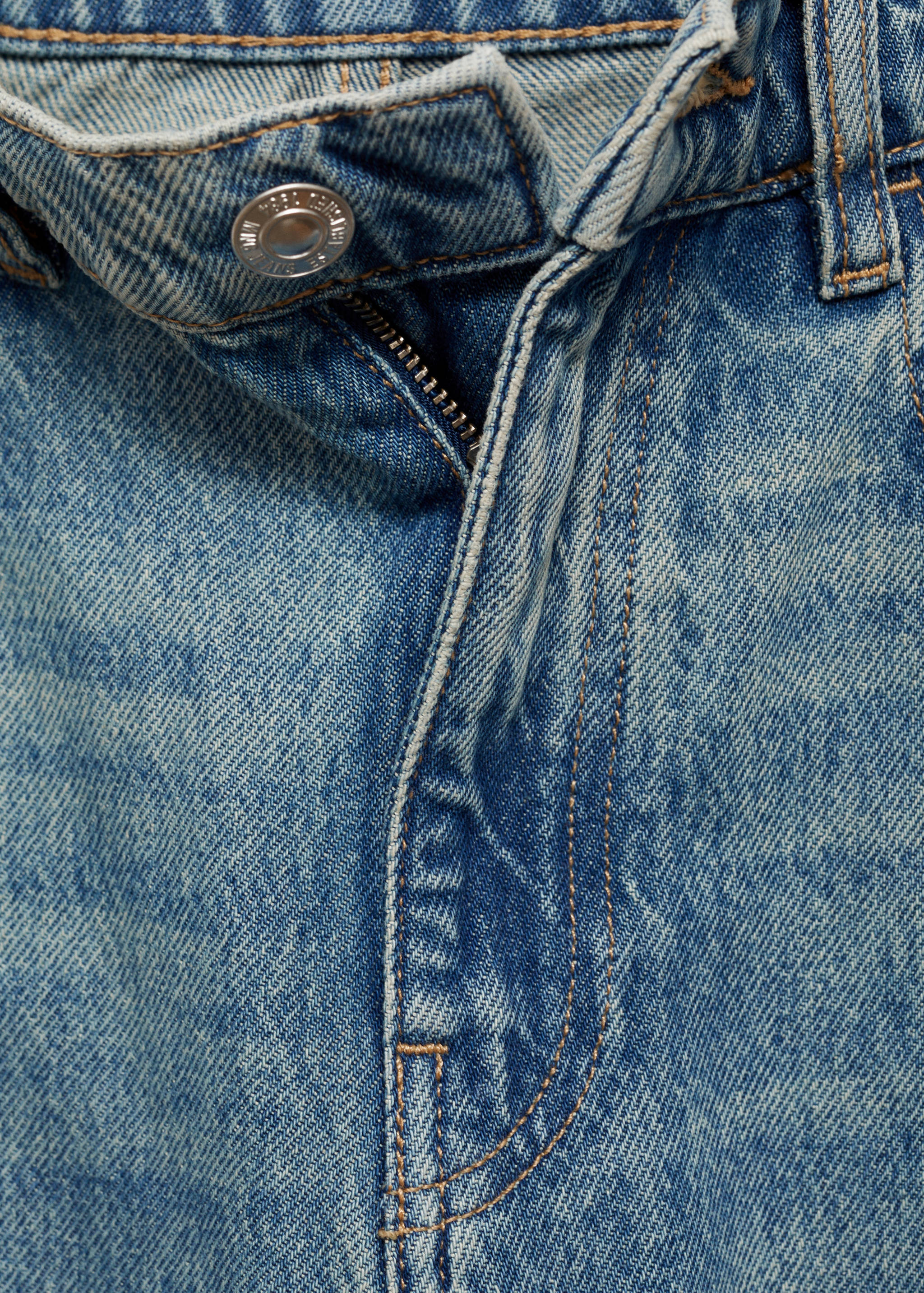 Straight jeans with turn-up - Details of the article 8