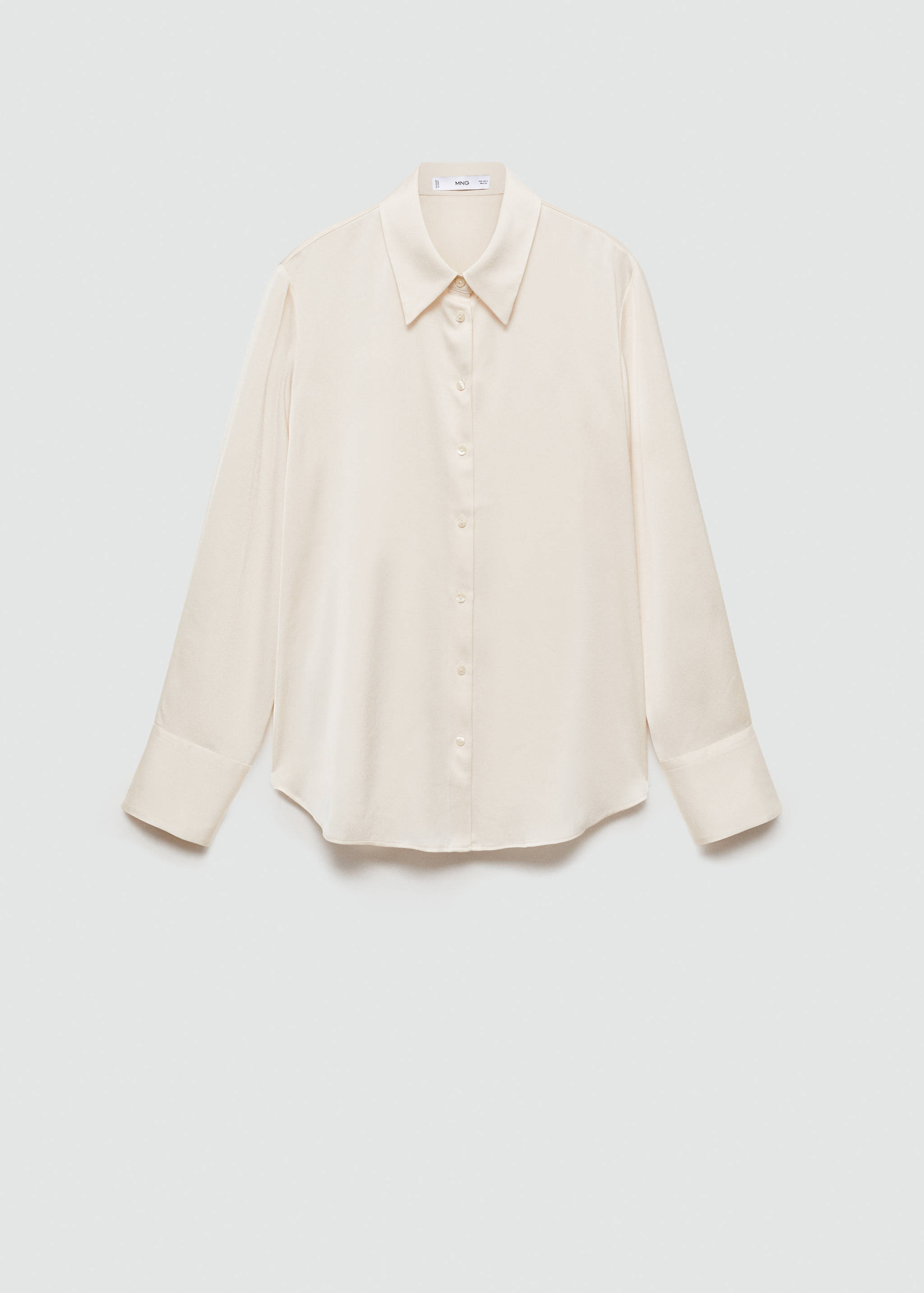 Satin finish flowy shirt - Article without model