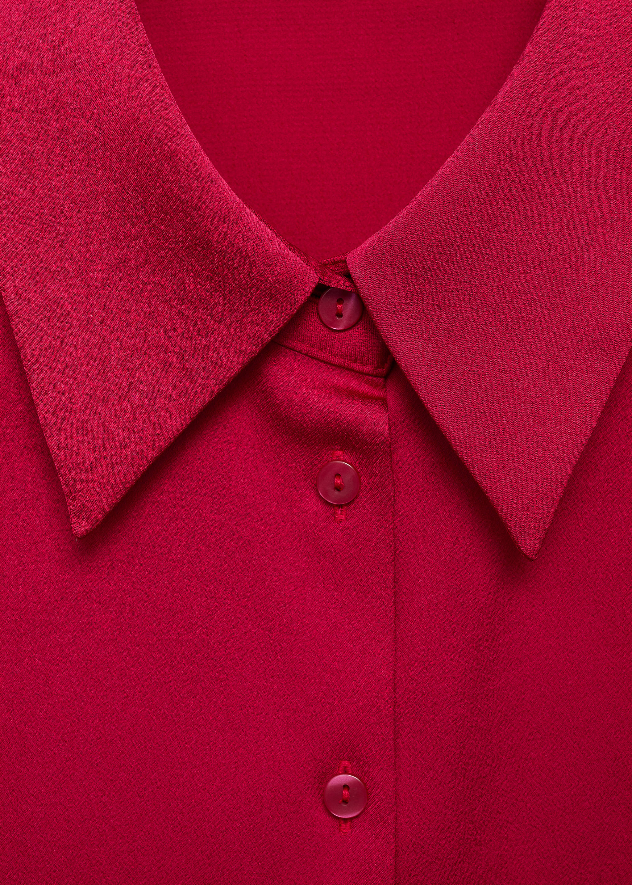 Satin finish flowy shirt - Details of the article 8
