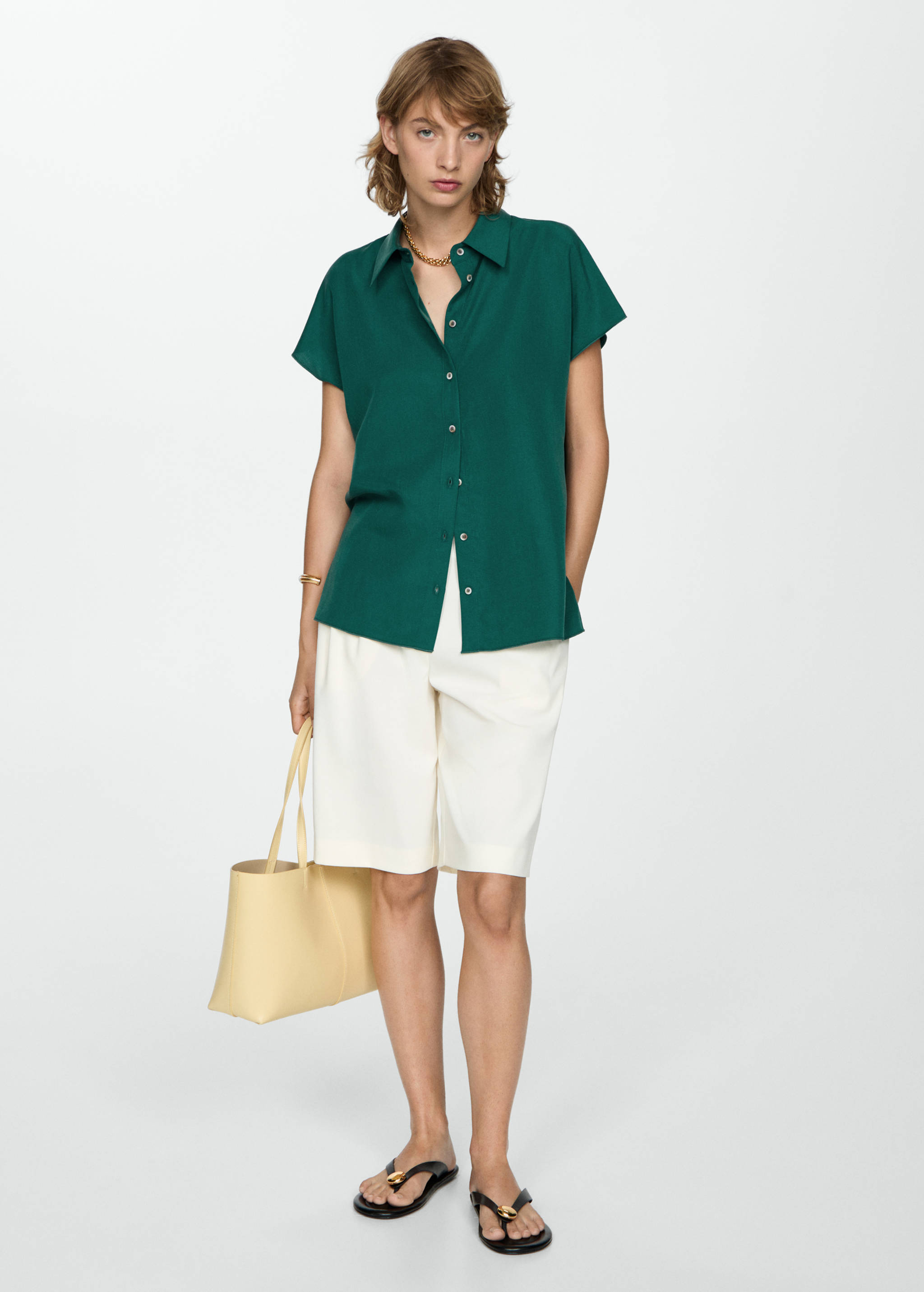 قميص لايوسل بأكمام قصيرة - رؤية عامة