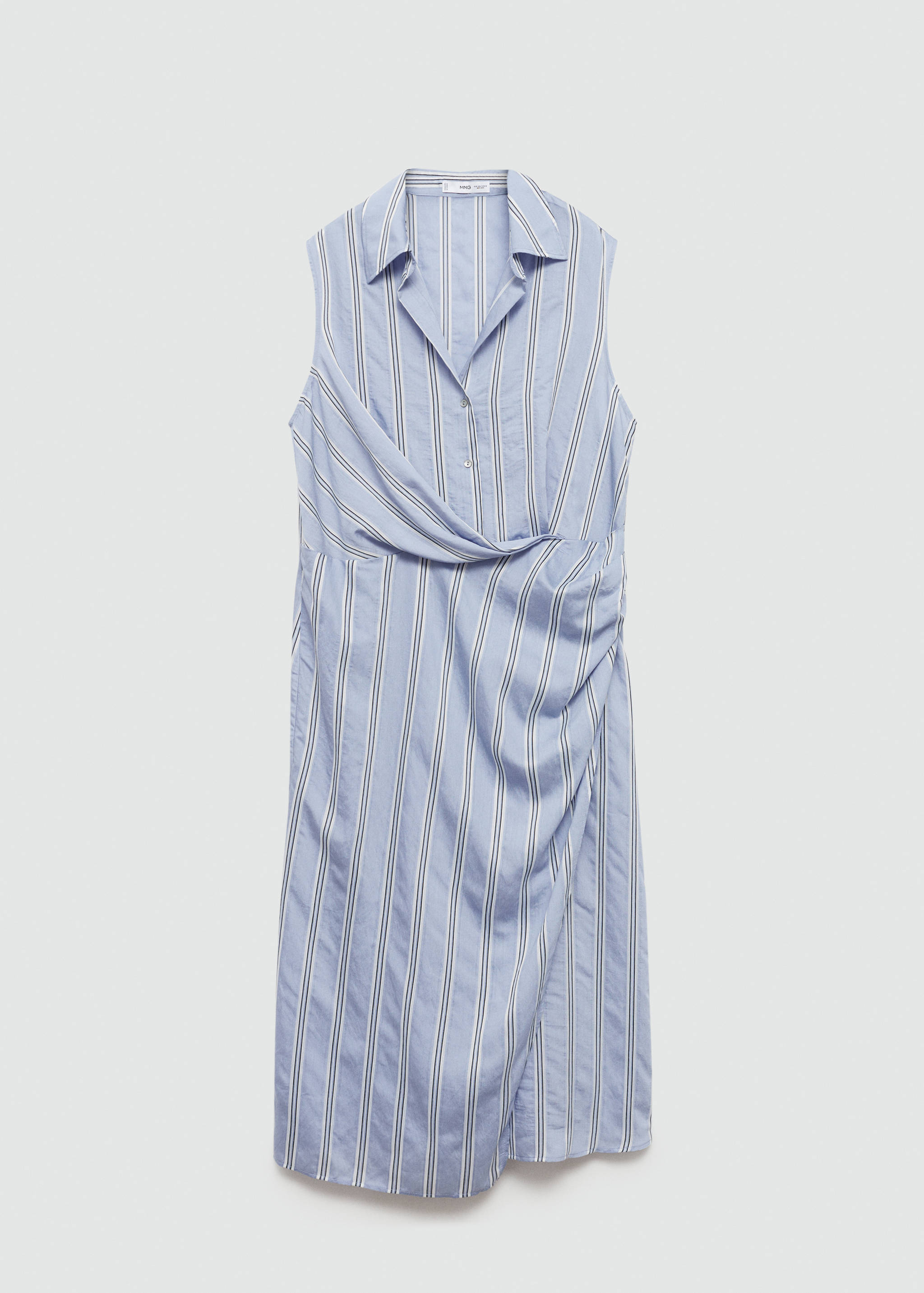 Robe chemise drapée - Article sans modèle