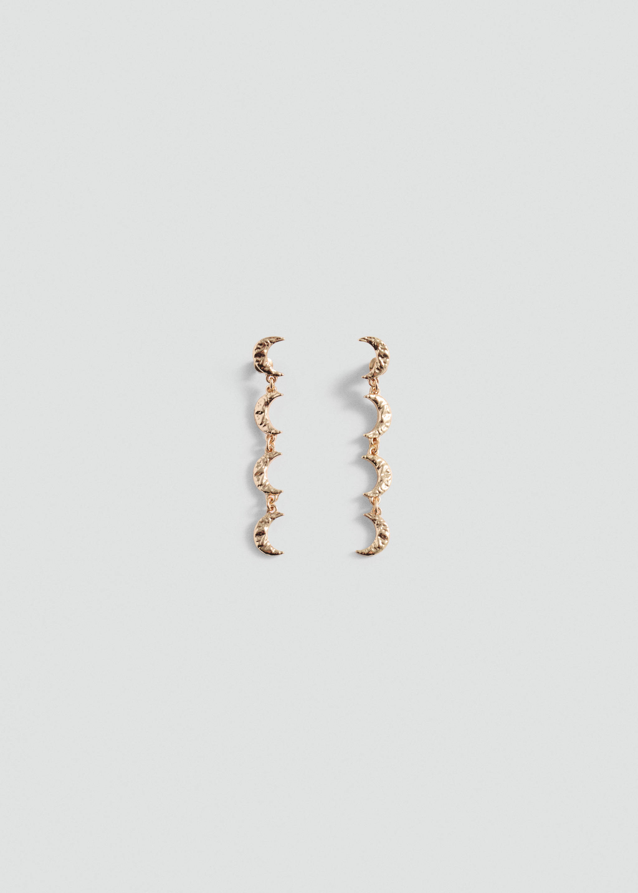 Moon pendant earrings - Article without model