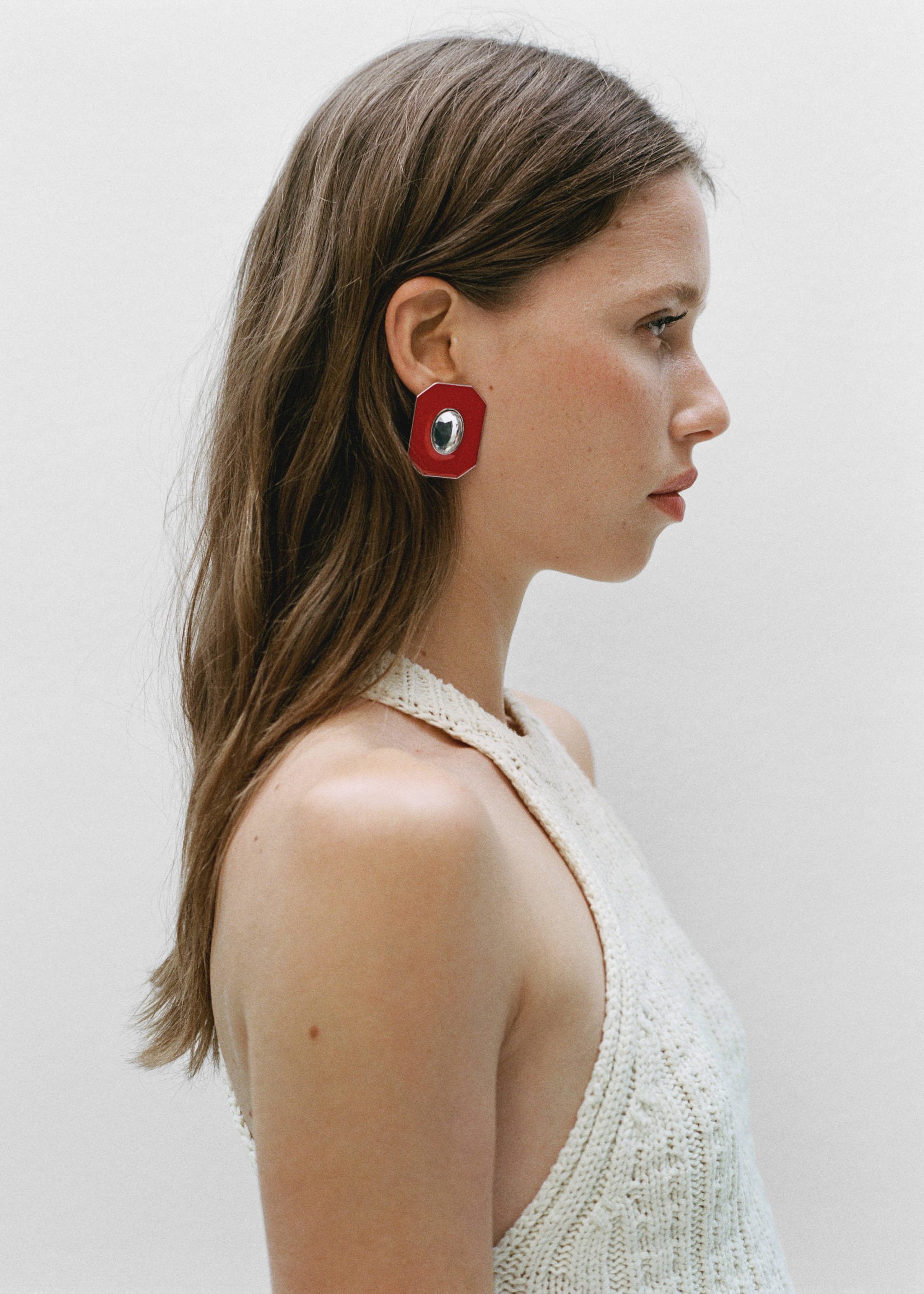 Boucles d'oreilles géométriques perles - Plan général