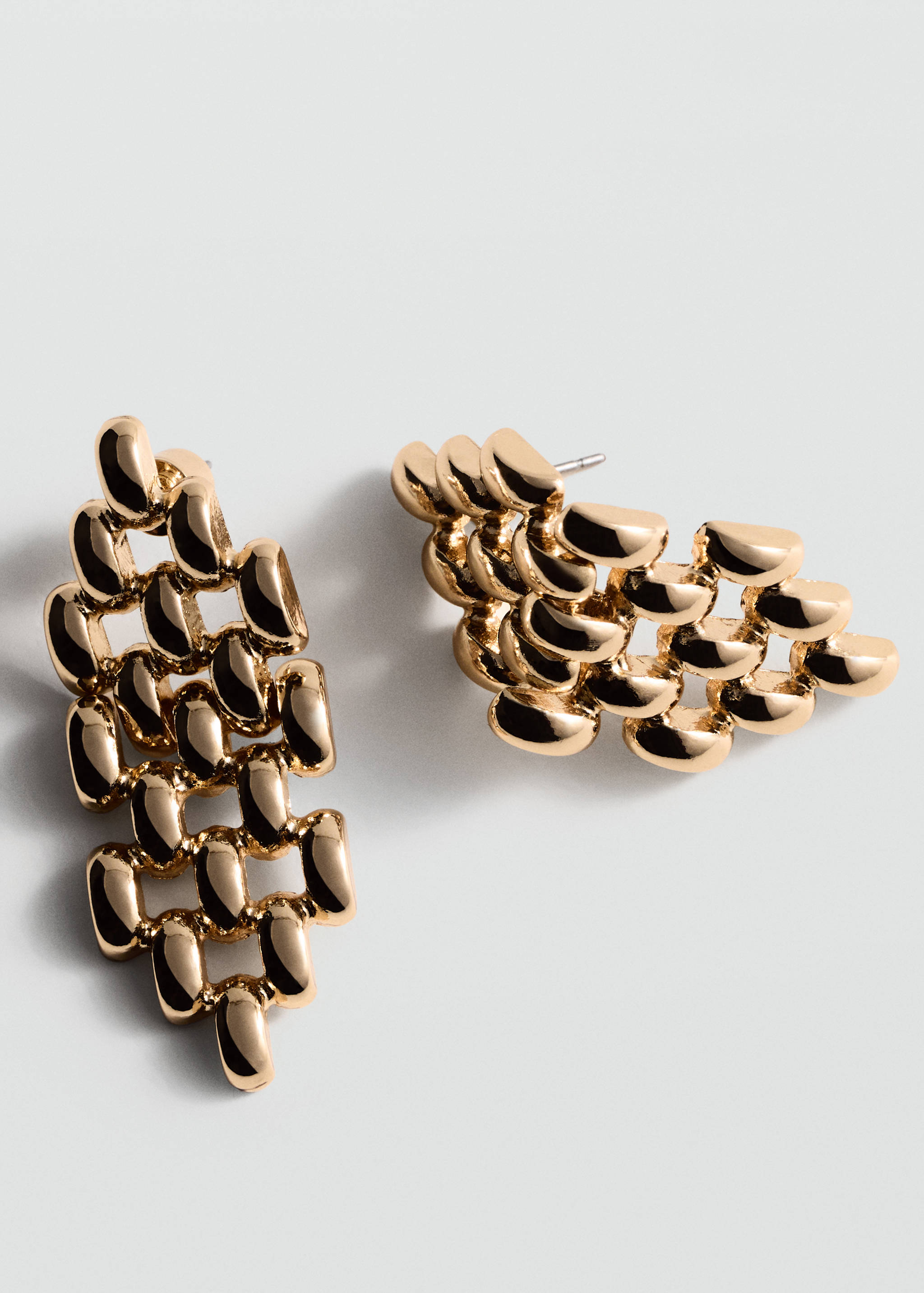 Link earrings - Medium plane