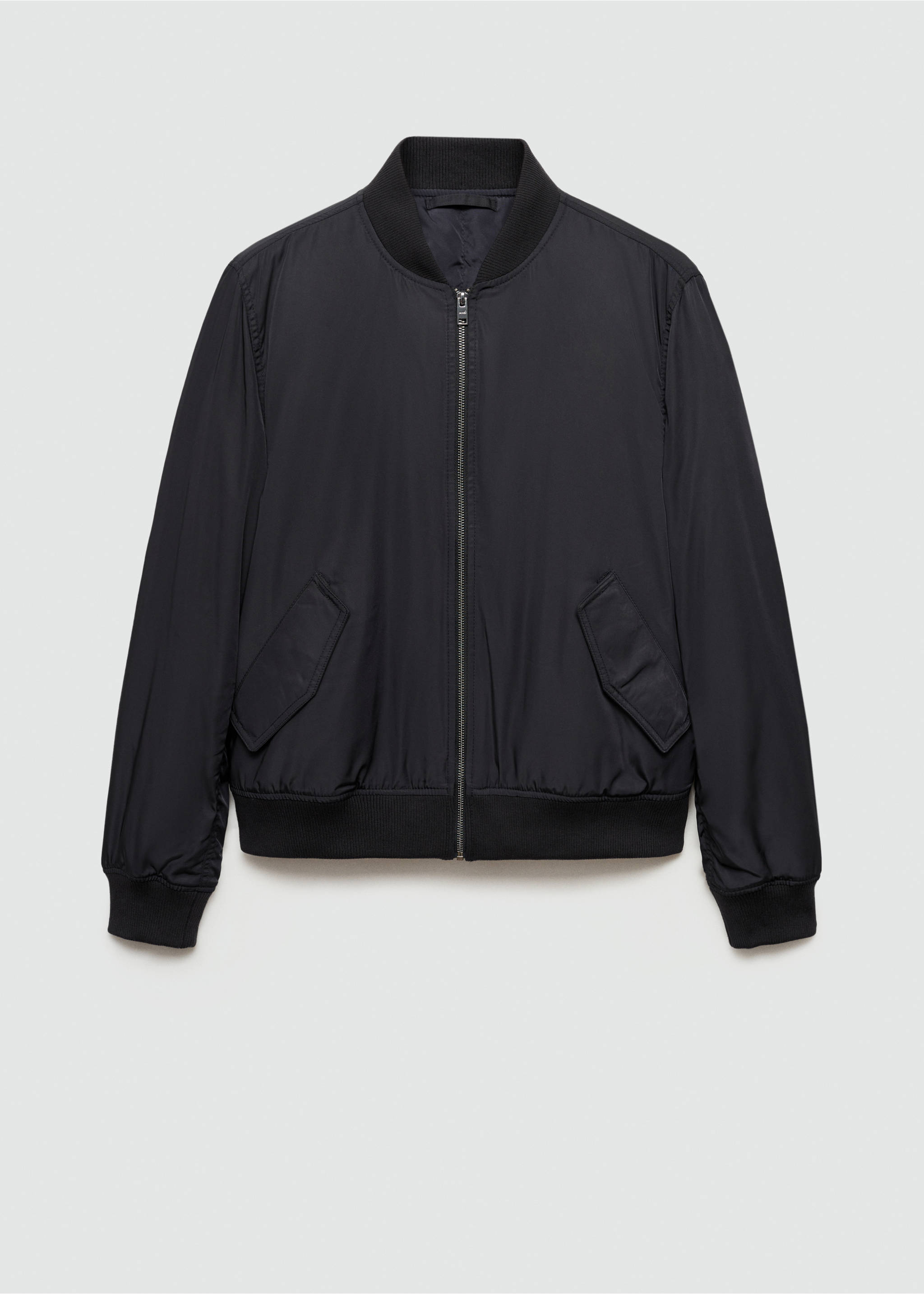Quilted water-repellent bomber jacket - Article without model, Dark Navy. Ref: 77014435-00.
