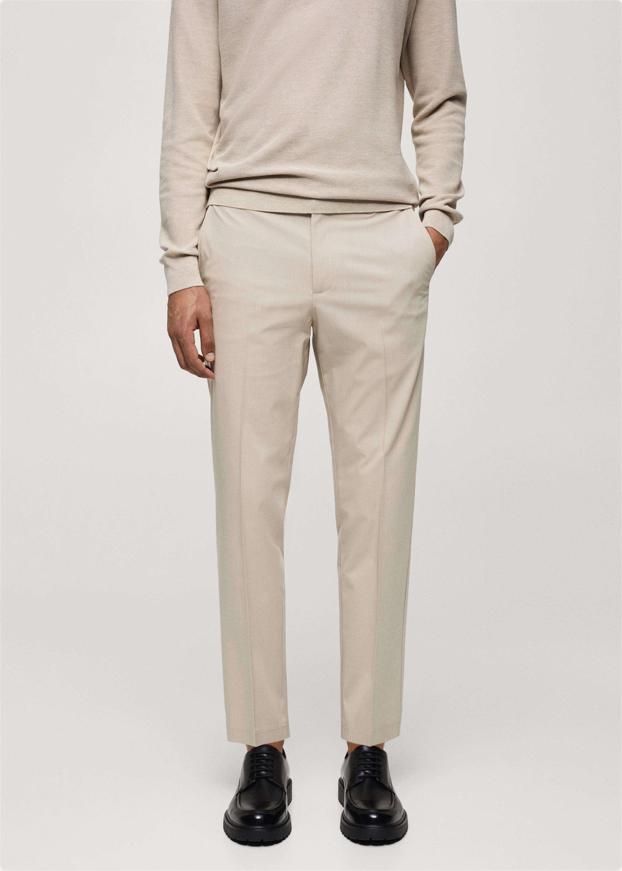Pantalón slim fit comfort stretch - Plano medio