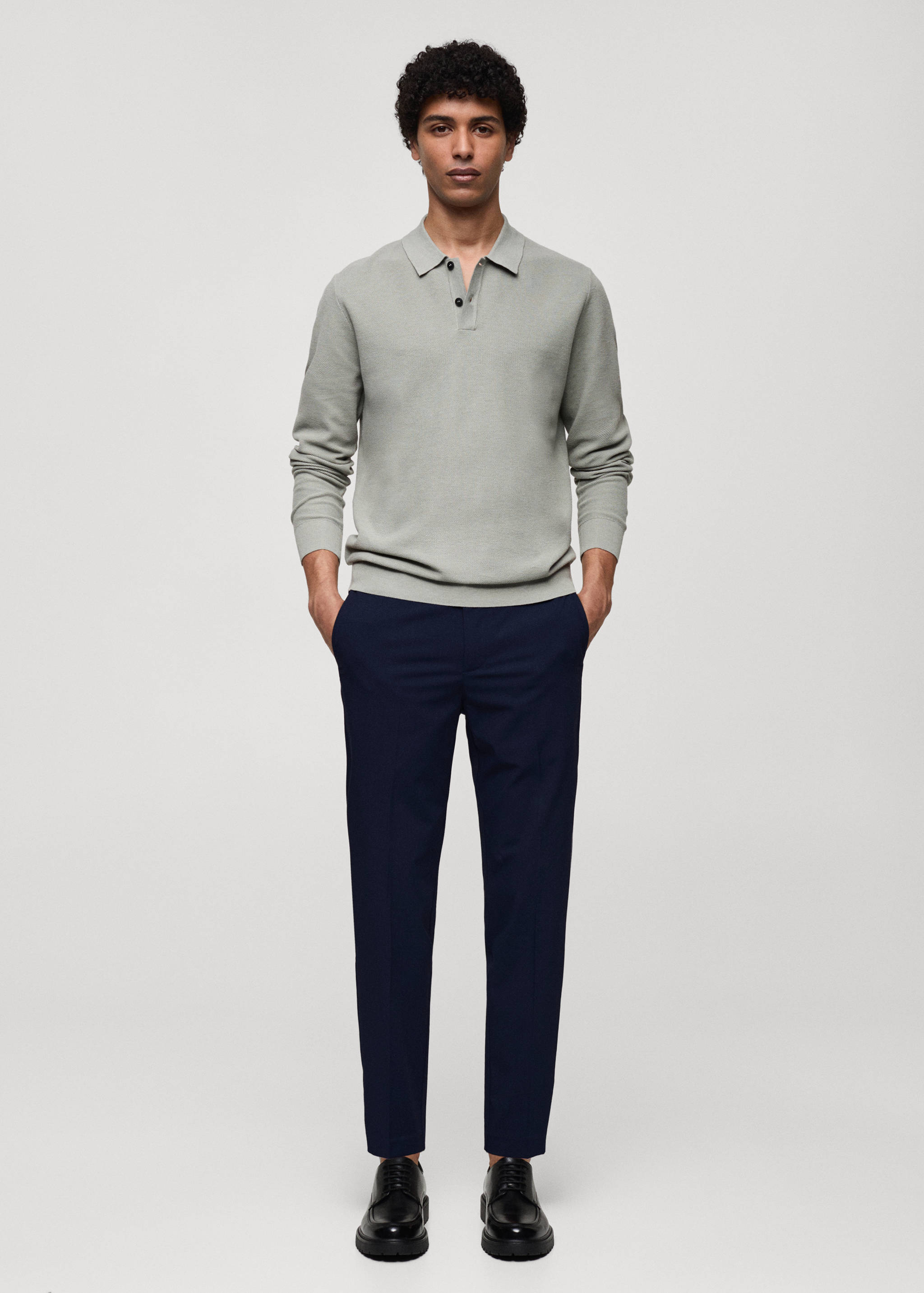 Pantalón slim fit comfort stretch - Plano general
