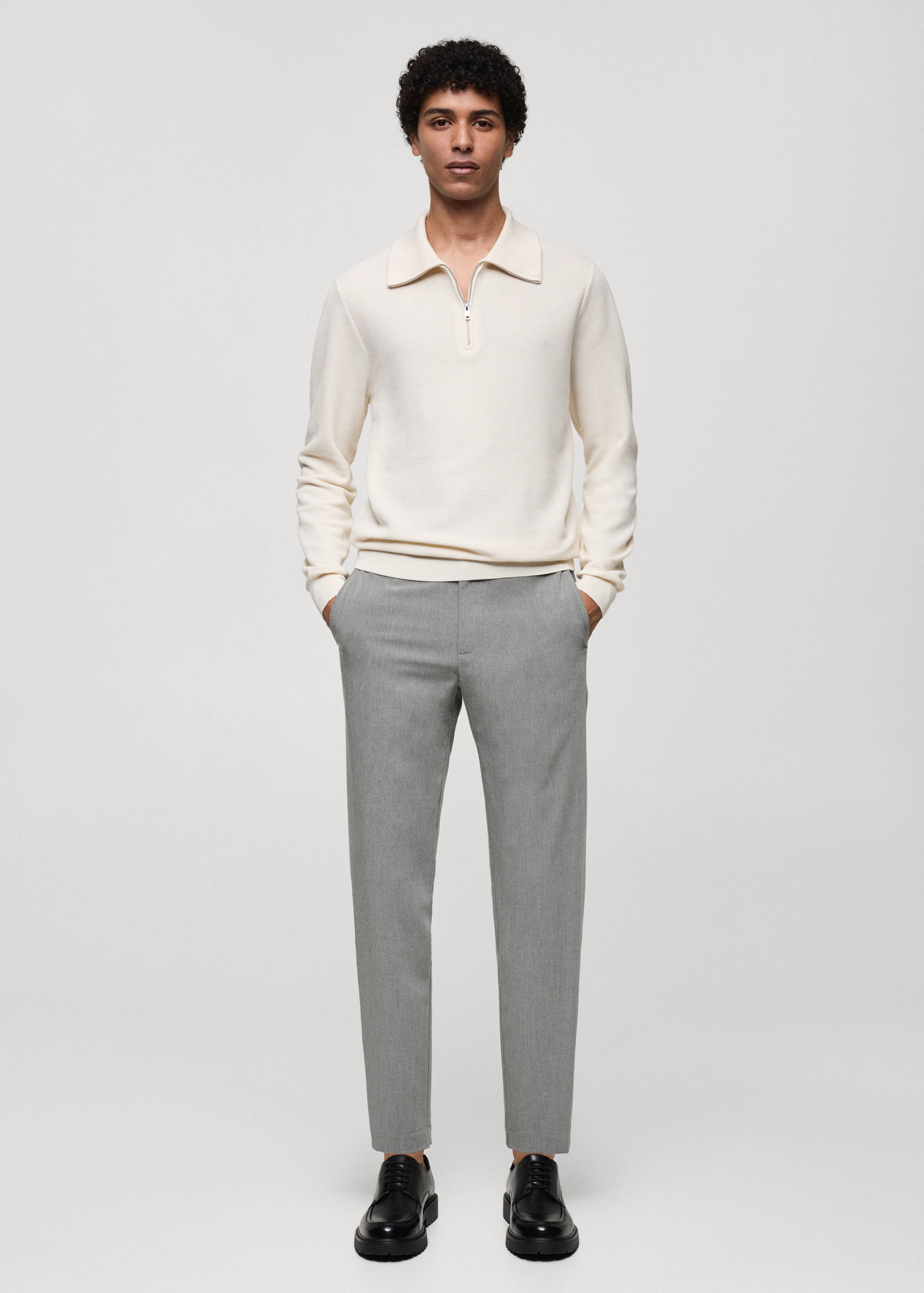 Pantalón slim fit comfort stretch - Plano general