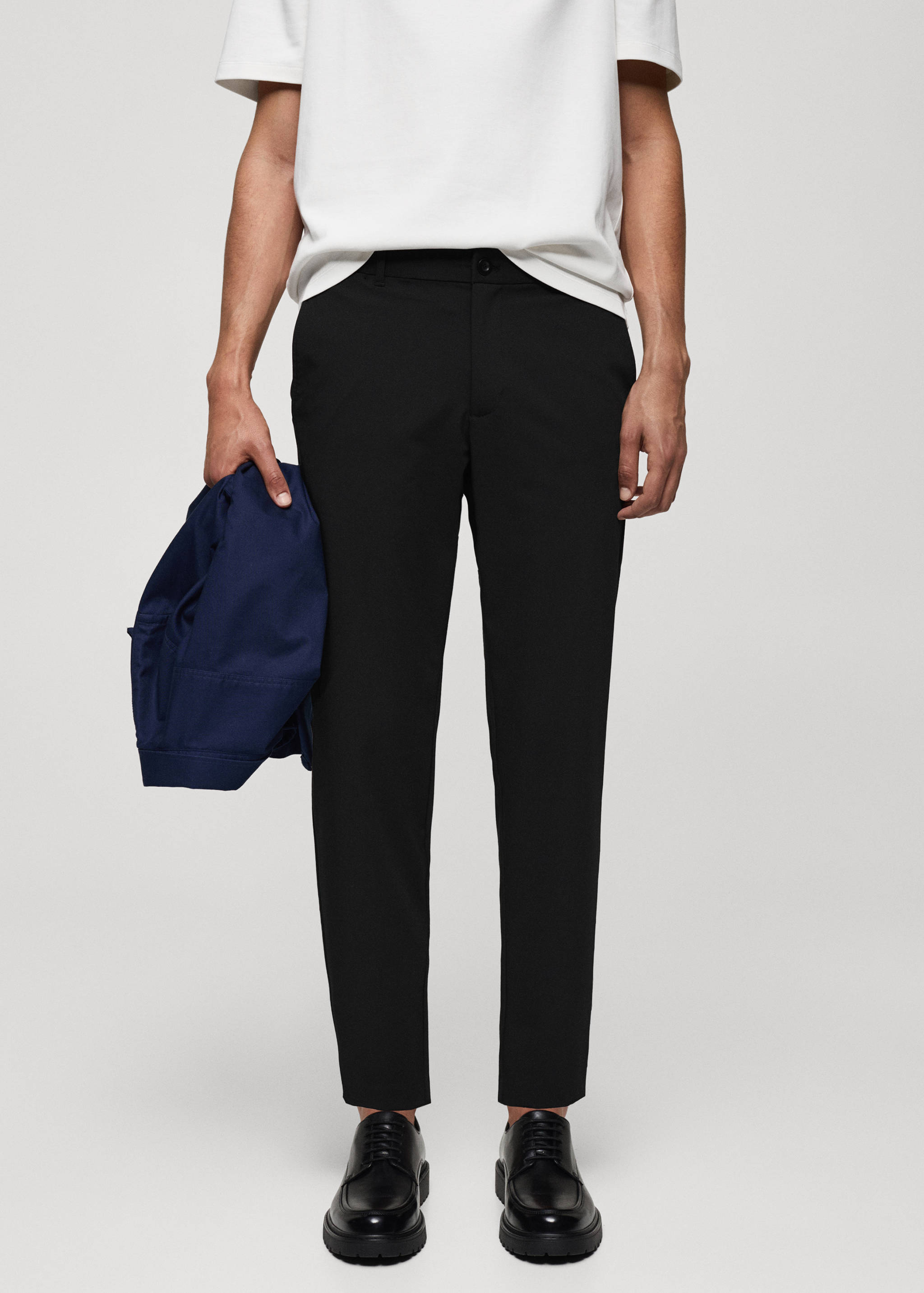 Pantalón slim fit comfort stretch - Plano medio