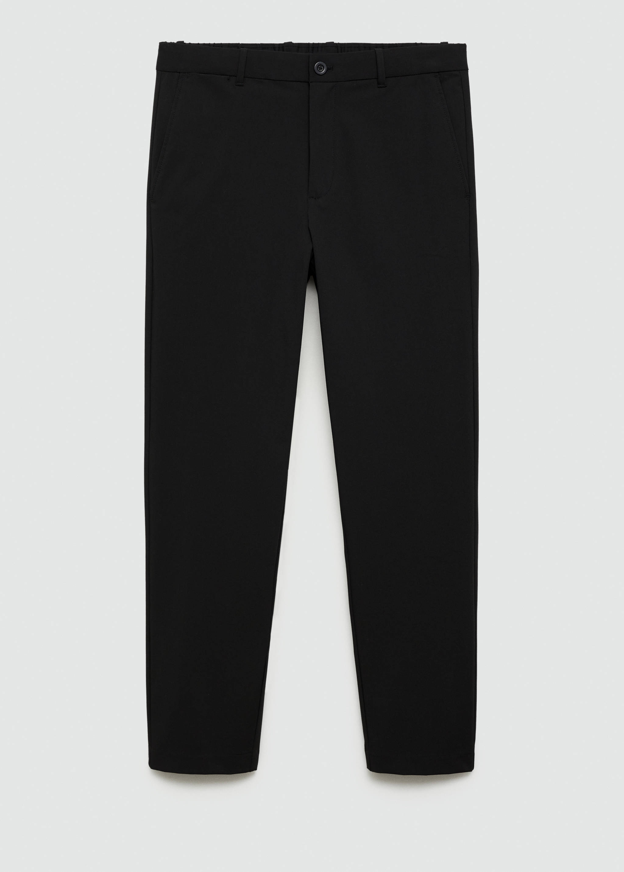 Stretch fabric slim-fit pants - Article without model