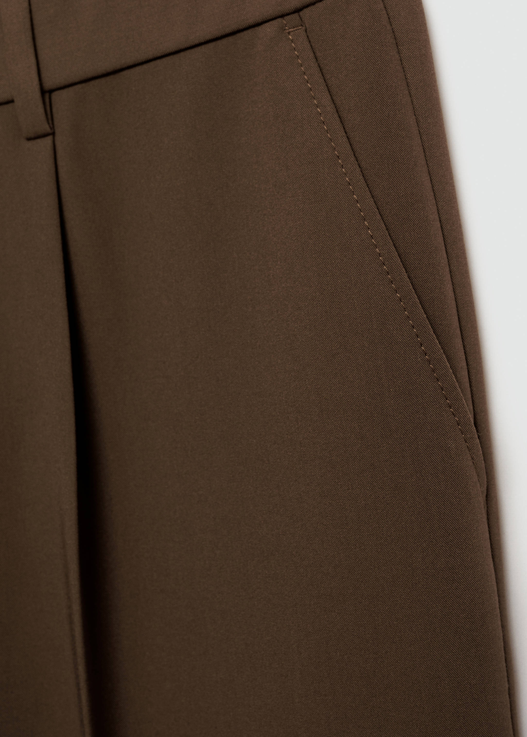 Pantalón regular fit fluido pinzas - Detalle del artículo 0