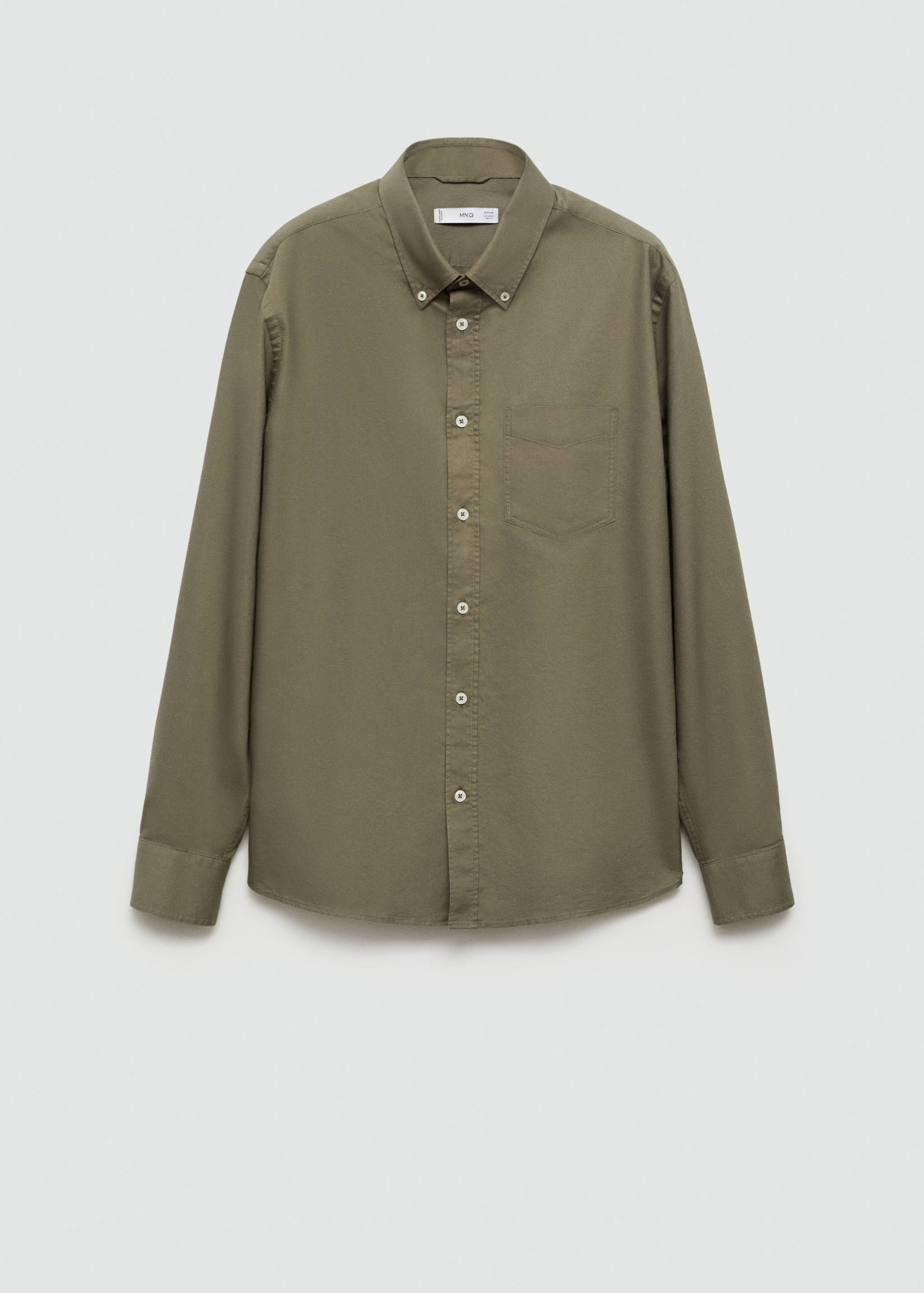 Camisa regular fit Oxford algodón - Artículo sin modelo