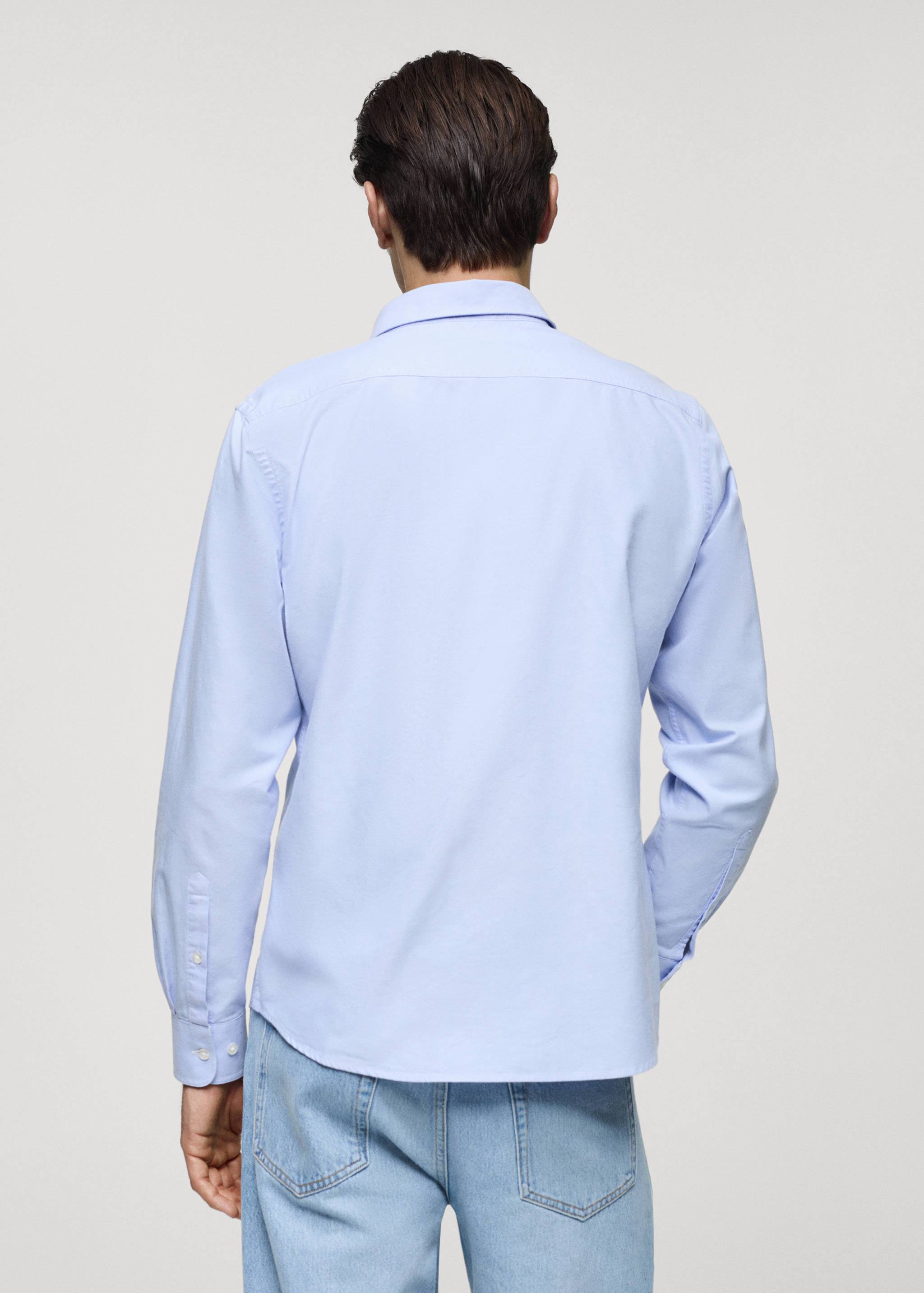 Regular fit Oxford cotton shirt - Reverse of the article