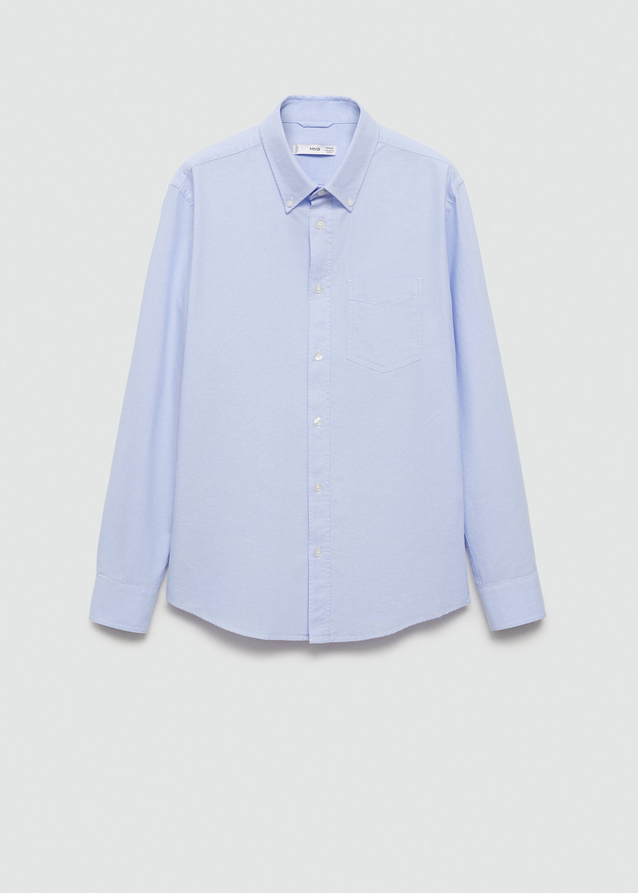 Camisa regular fit Oxford algodón - Artículo sin modelo