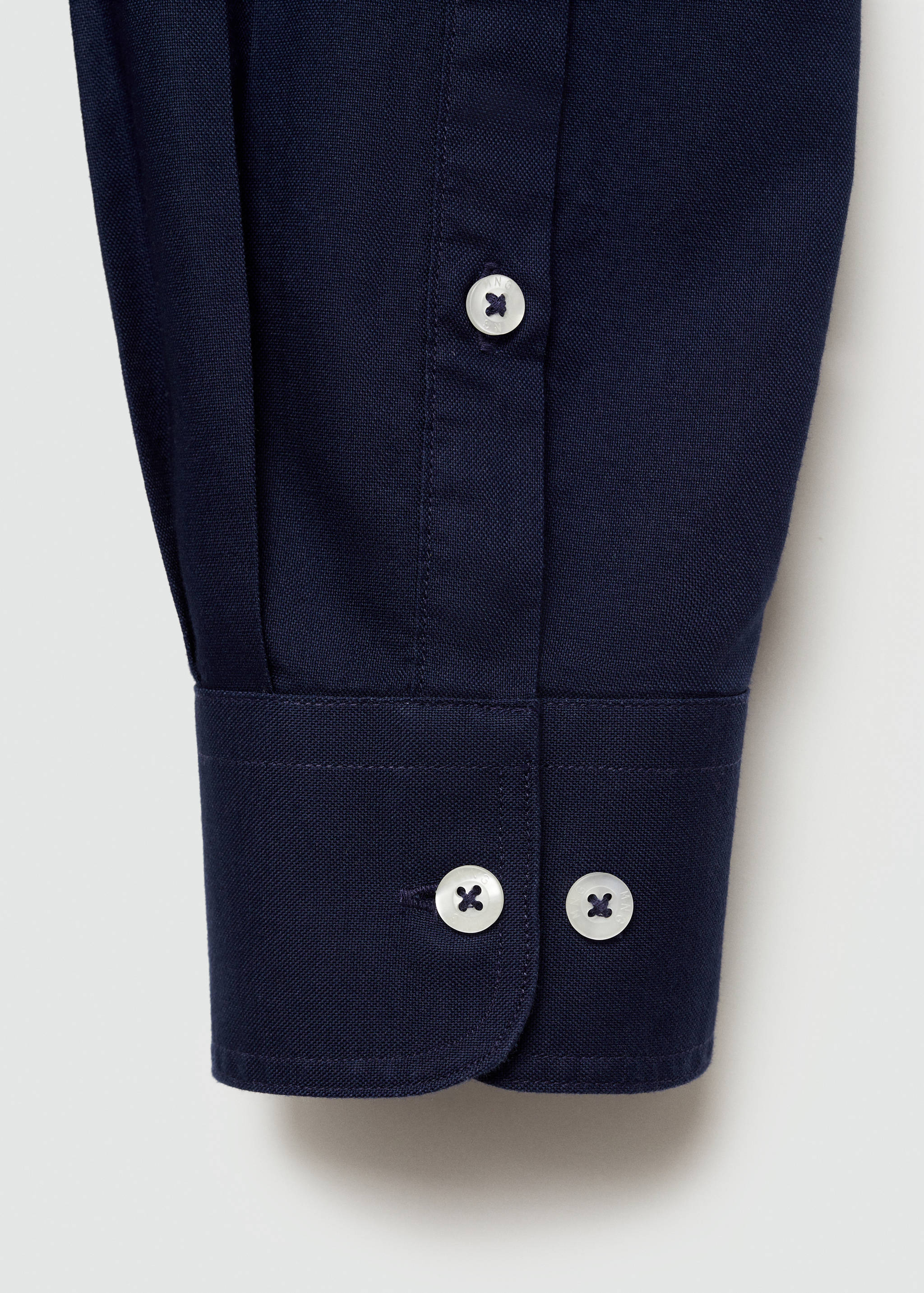 Regular fit Oxford cotton shirt - Details of the article 0