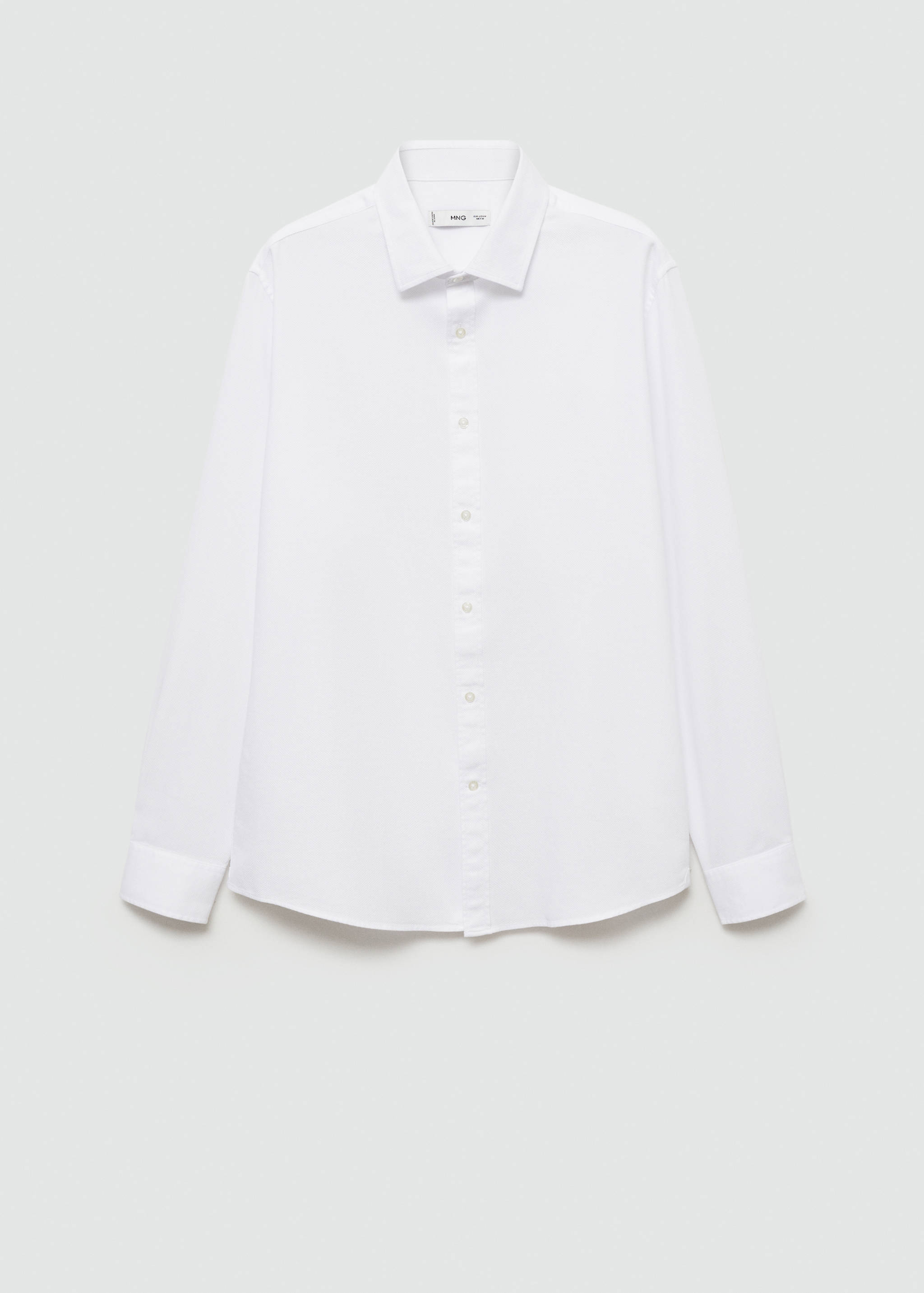 100%棉质常规版型结构衬衫 - null