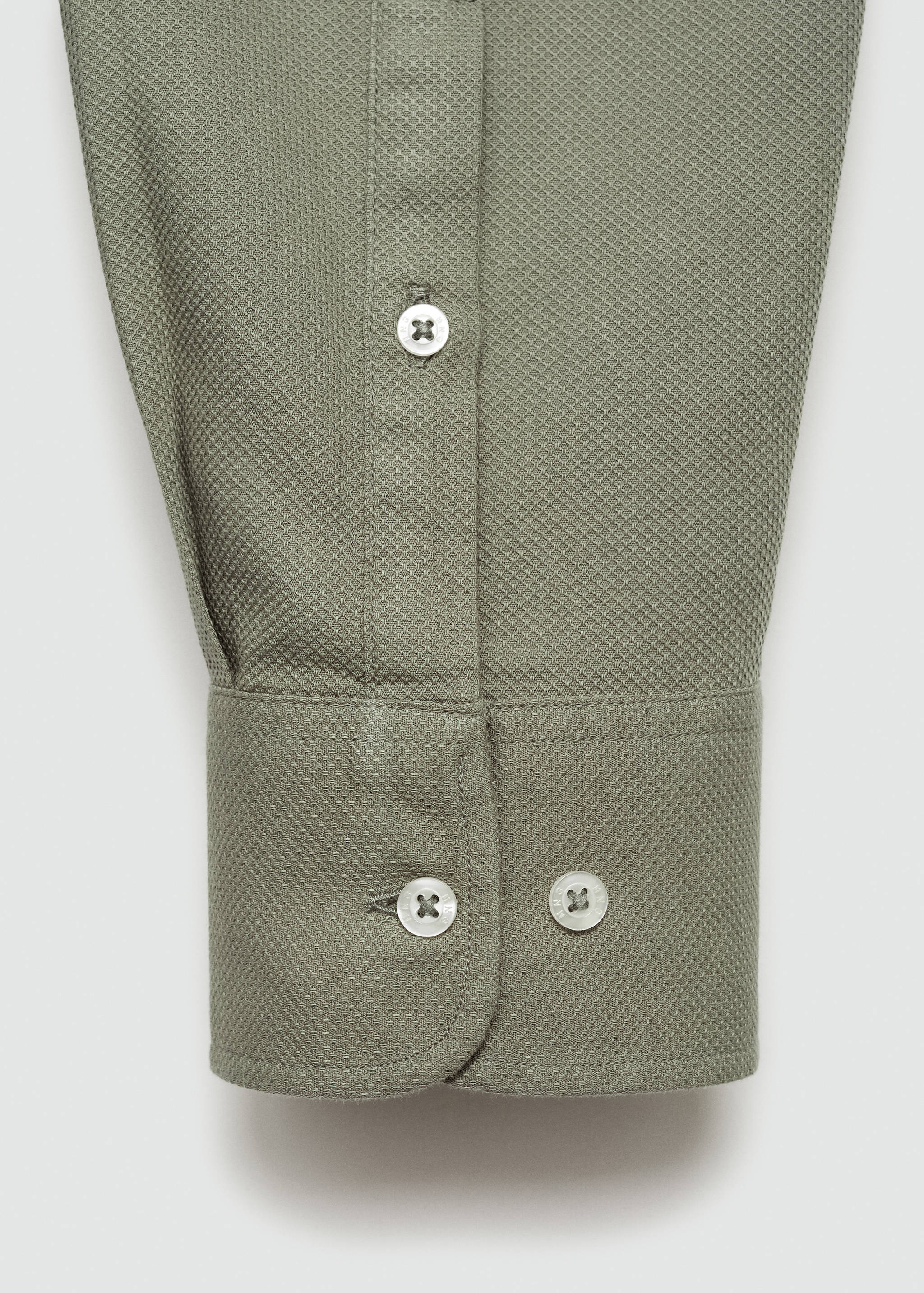 100%棉质常规版型结构衬衫 - null