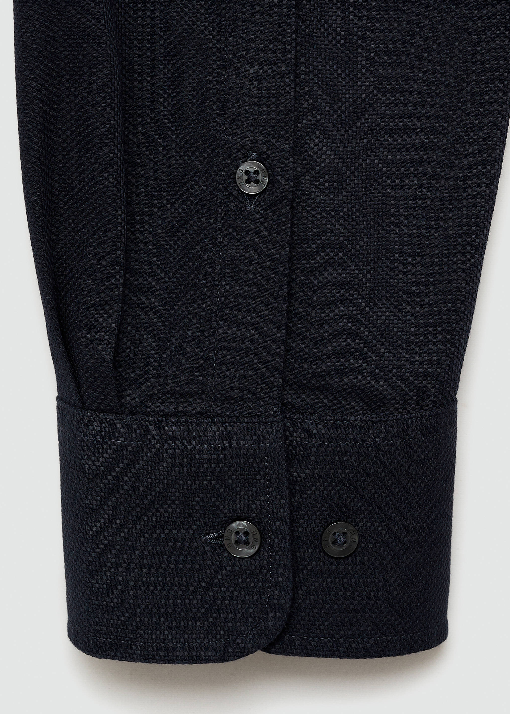 100%棉质常规版型结构衬衫 - null