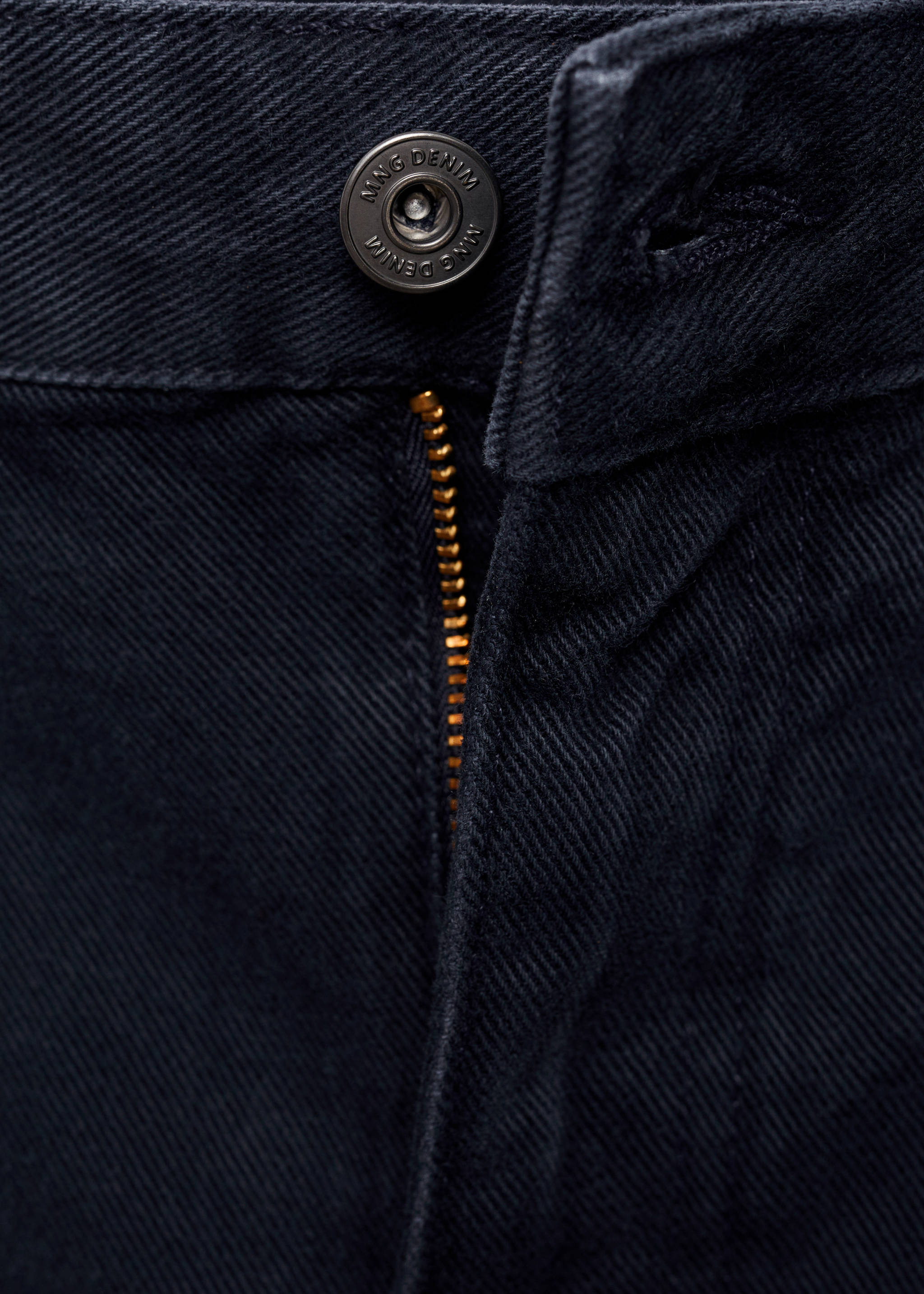 Pleated tapered fit jeans - Details of the article 8
