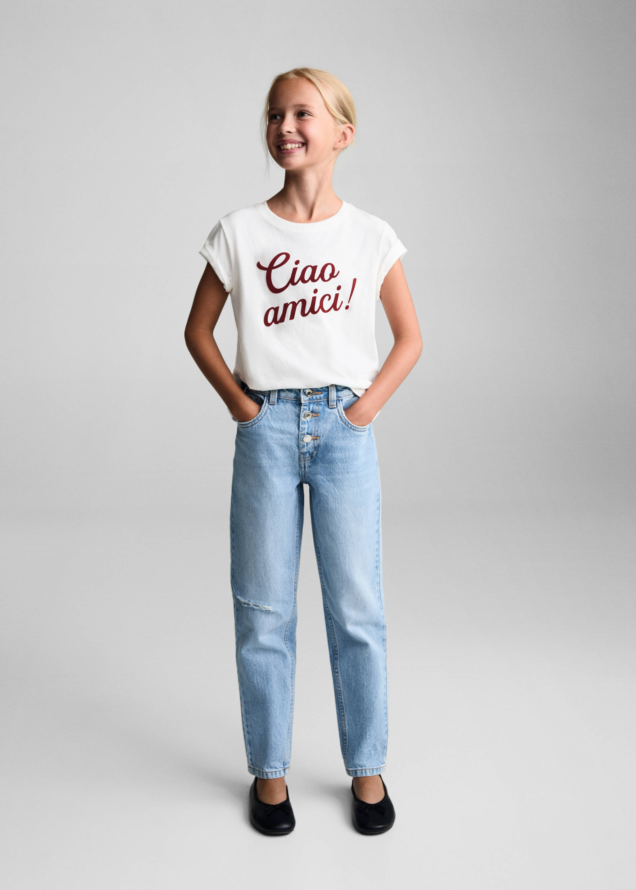 T-shirt coton imprimé - Plan général