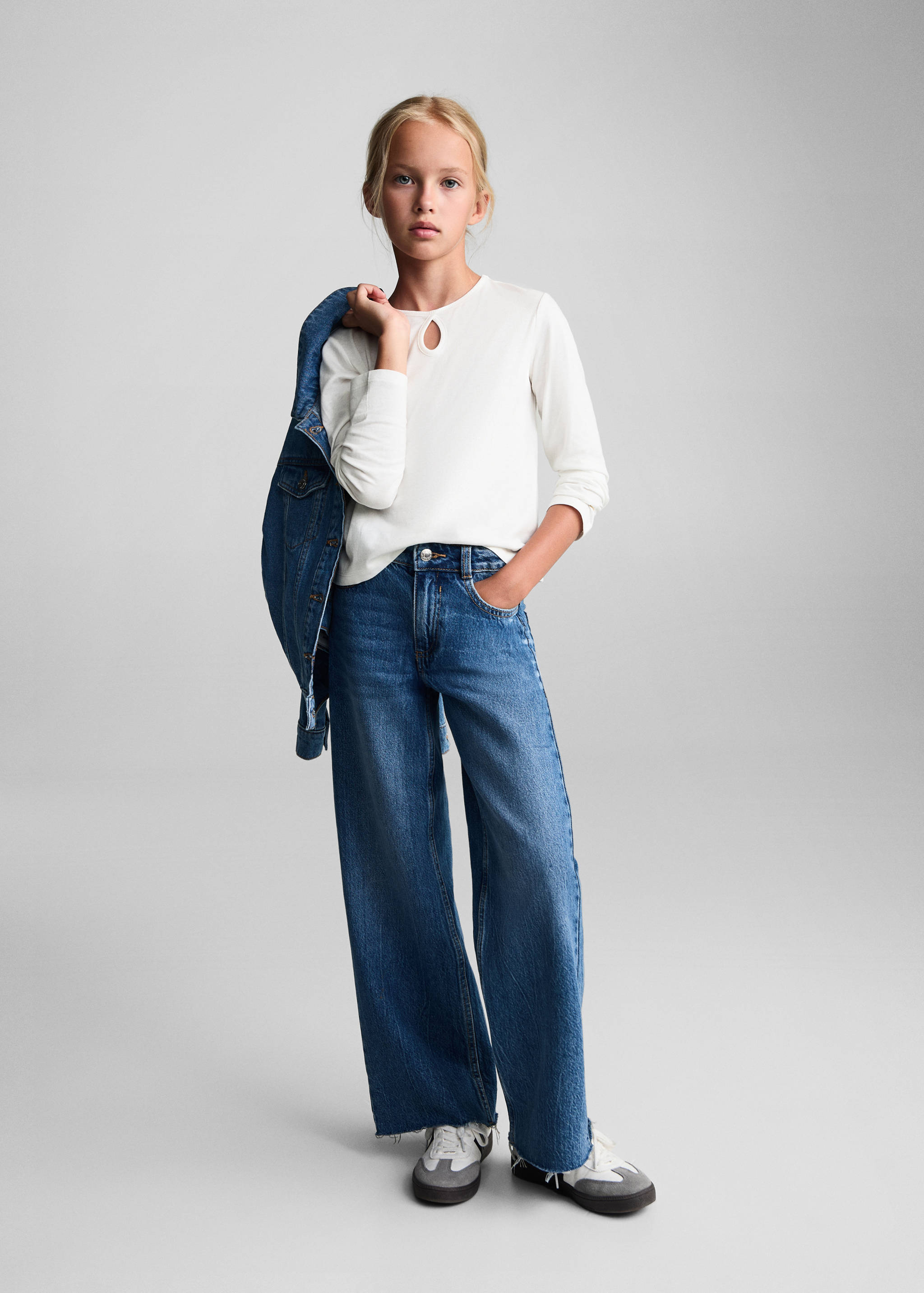 Long sleeve cotton t-shirt - General plane