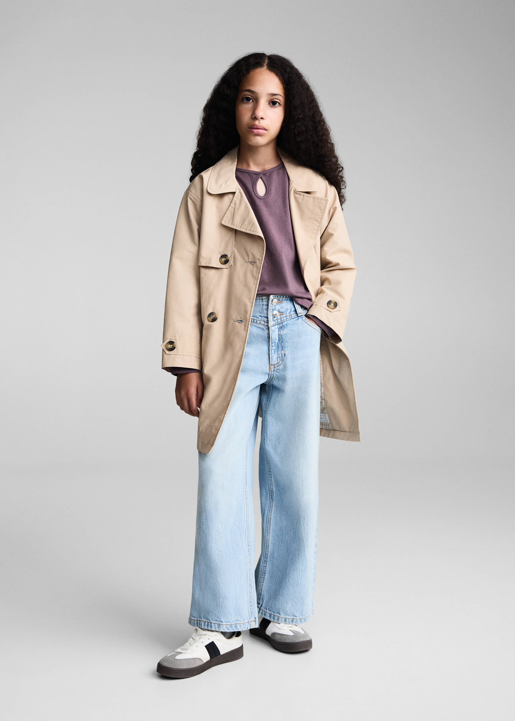 T-shirt coton manches longues - Plan général