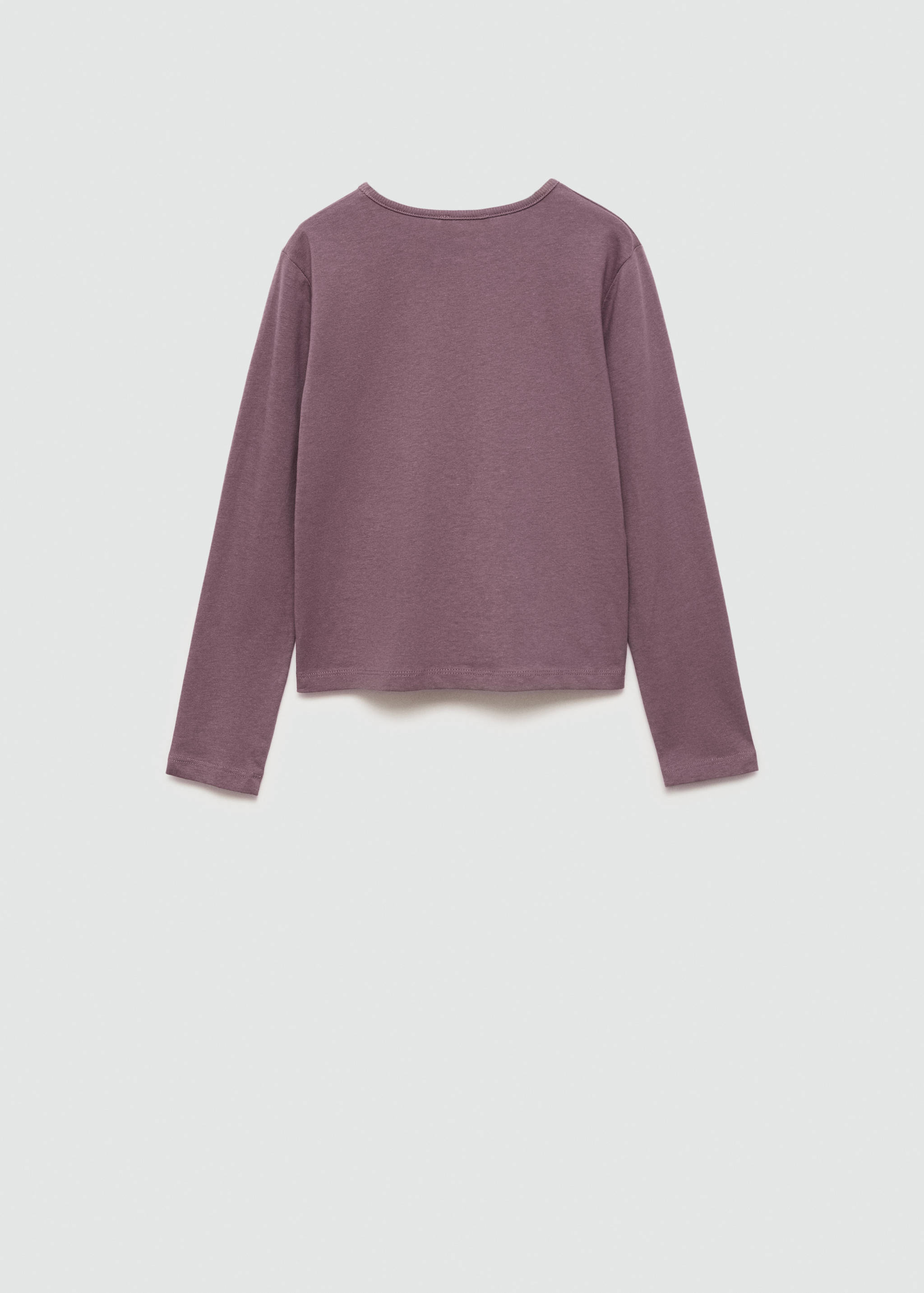 T-shirt coton manches longues - Verso de l’article