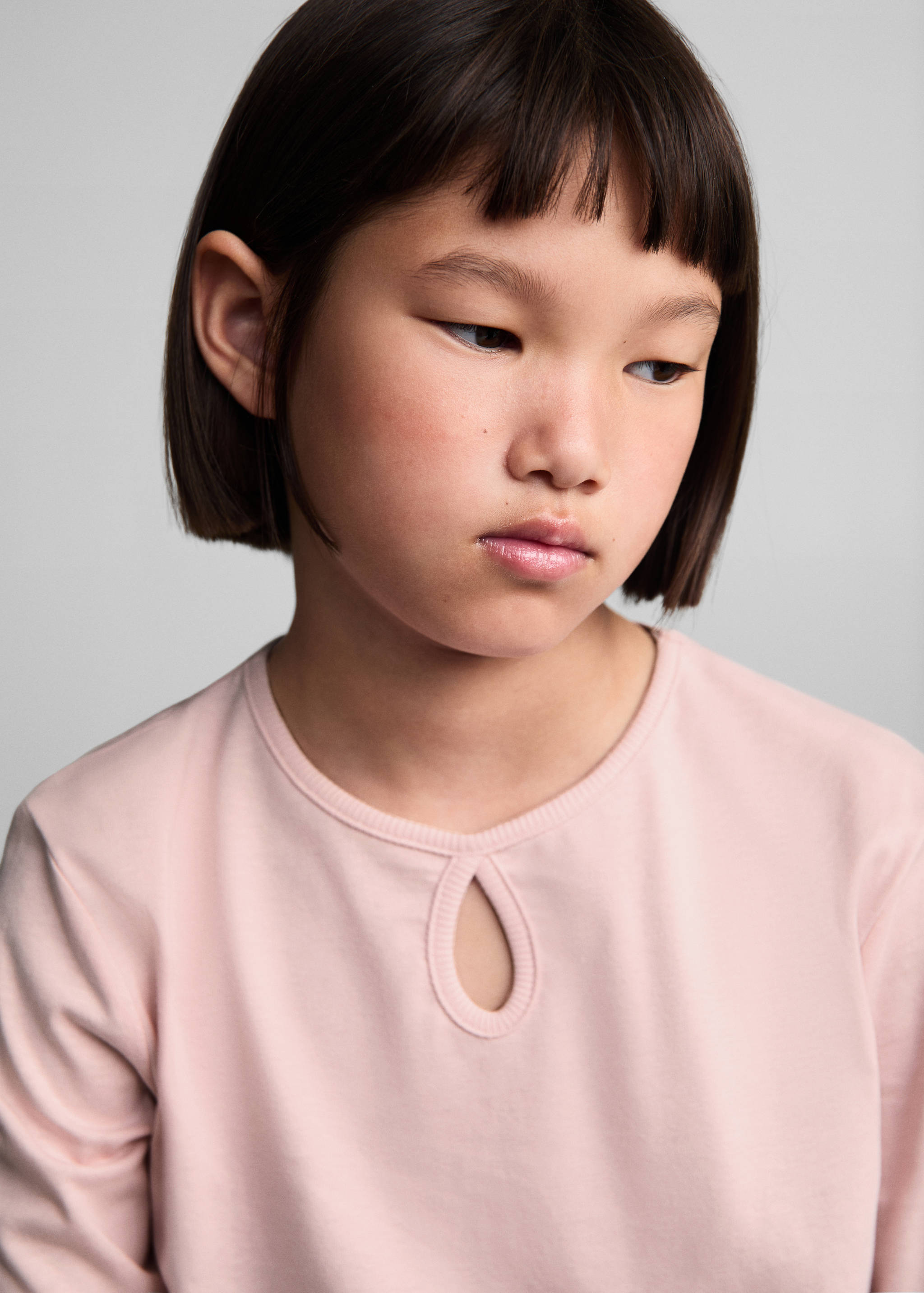 T-shirt coton manches longues - Détail de l'article 1