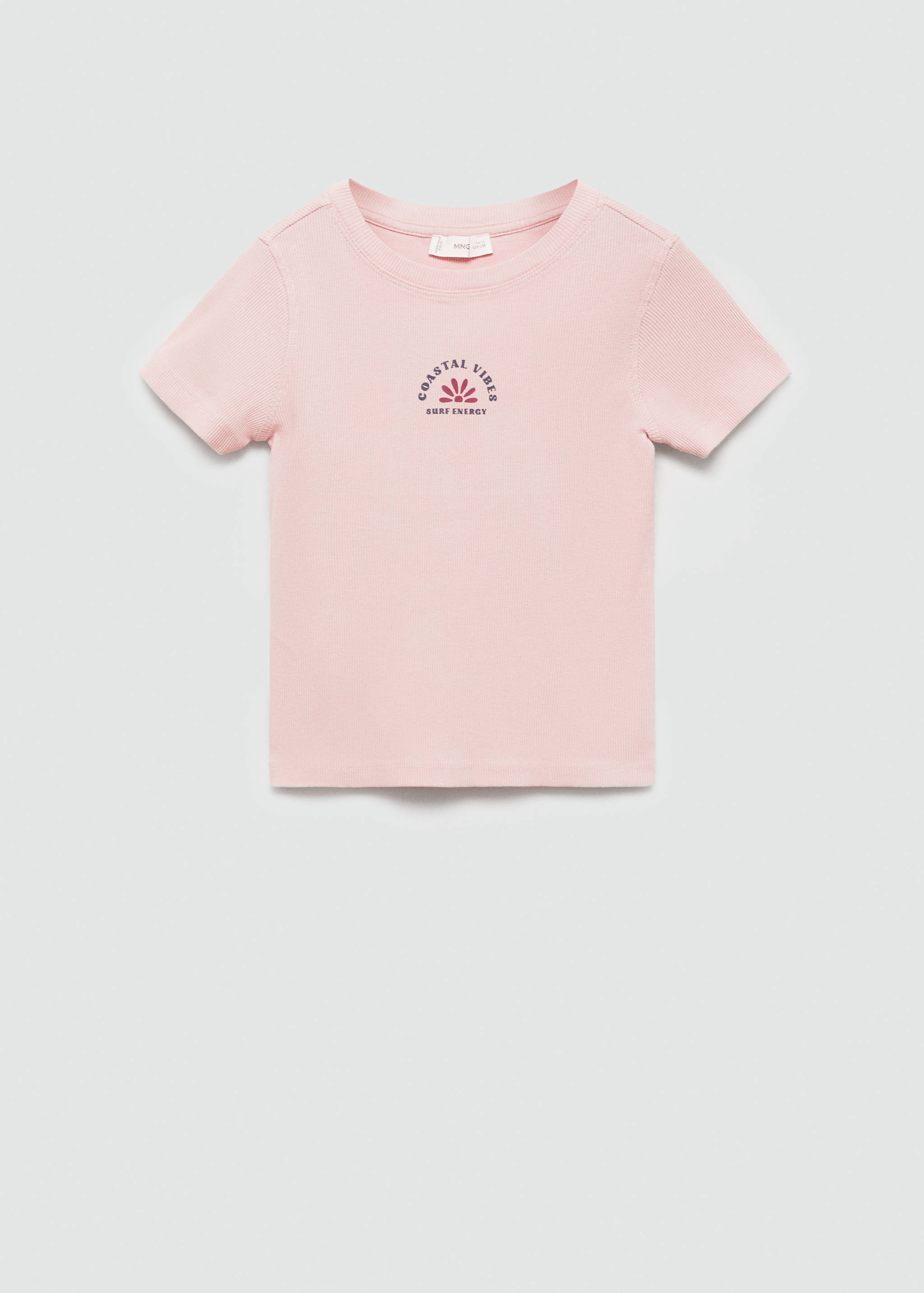 Ribbed printed t -shirt - Article without model