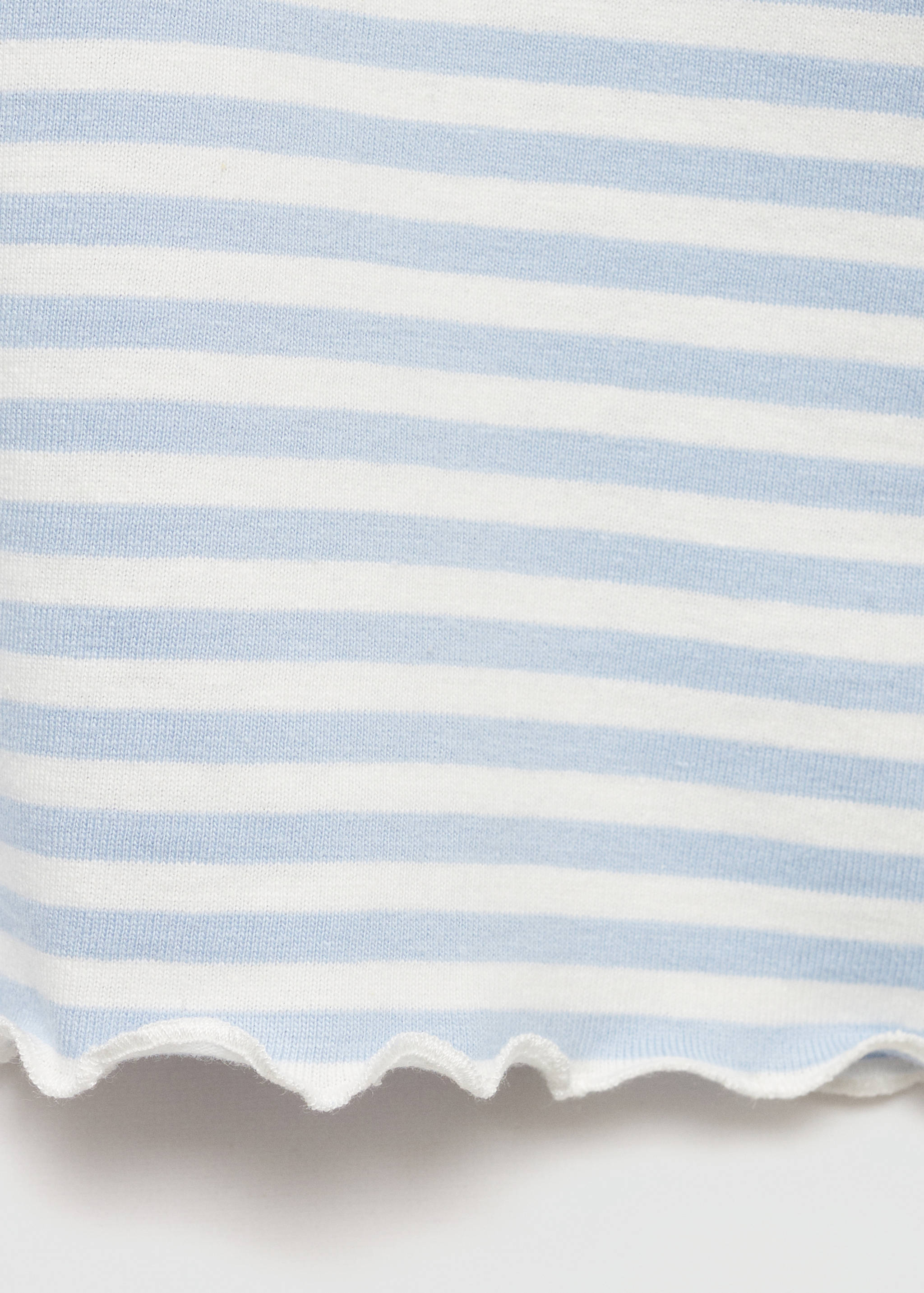 Striped cotton T-shirt - Details of the article 0