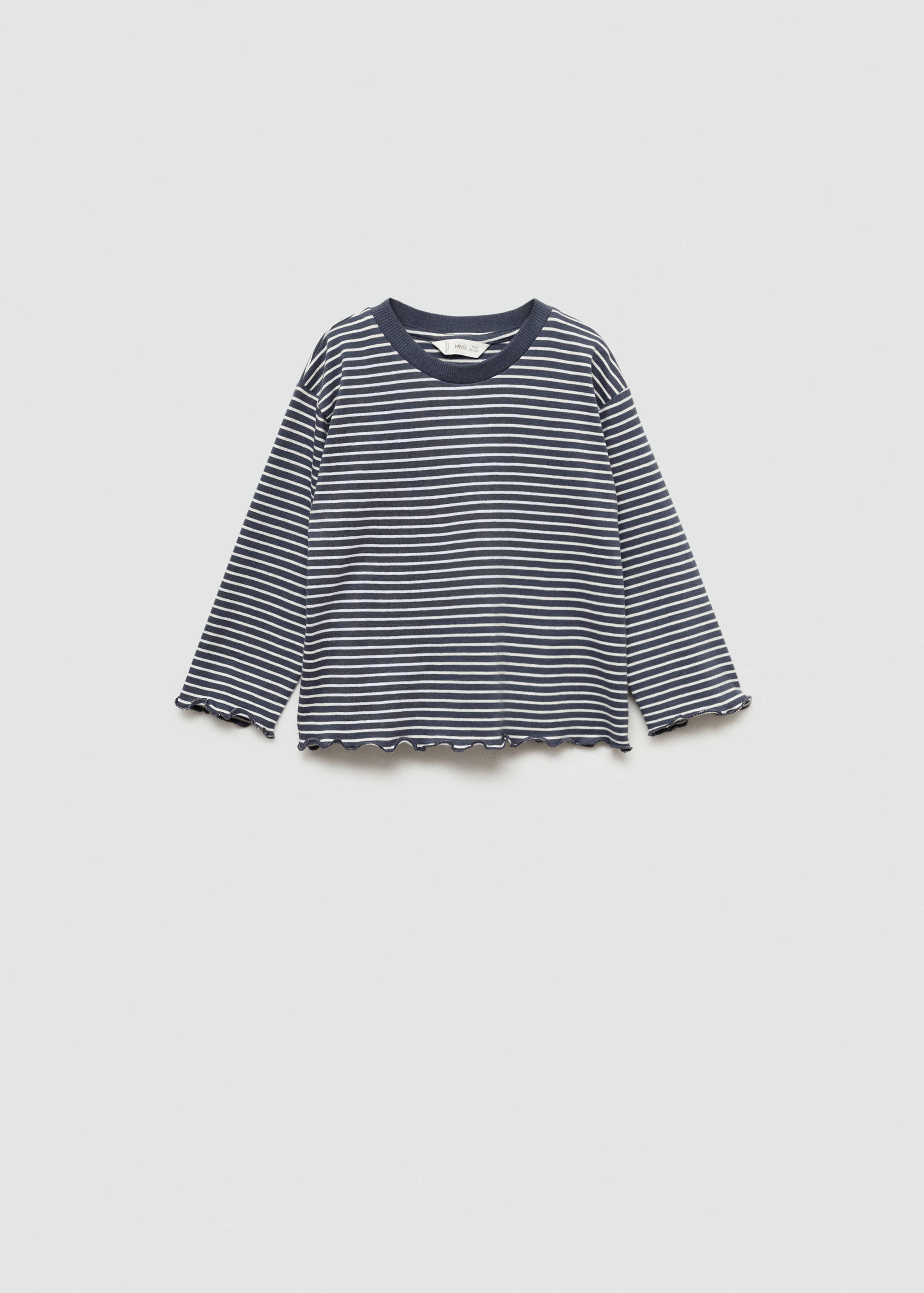 Striped cotton T-shirt - Article without model