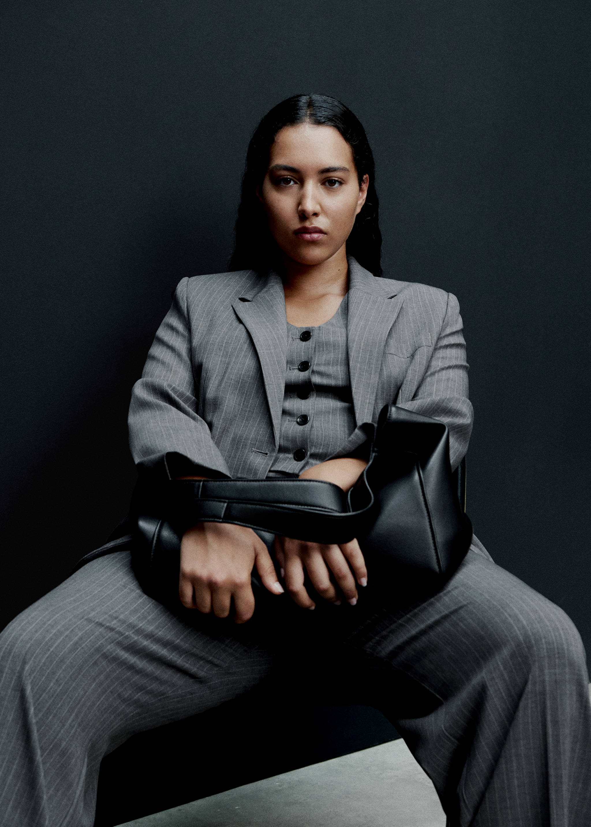 Pinstripe suit blazer - Details of the article 7