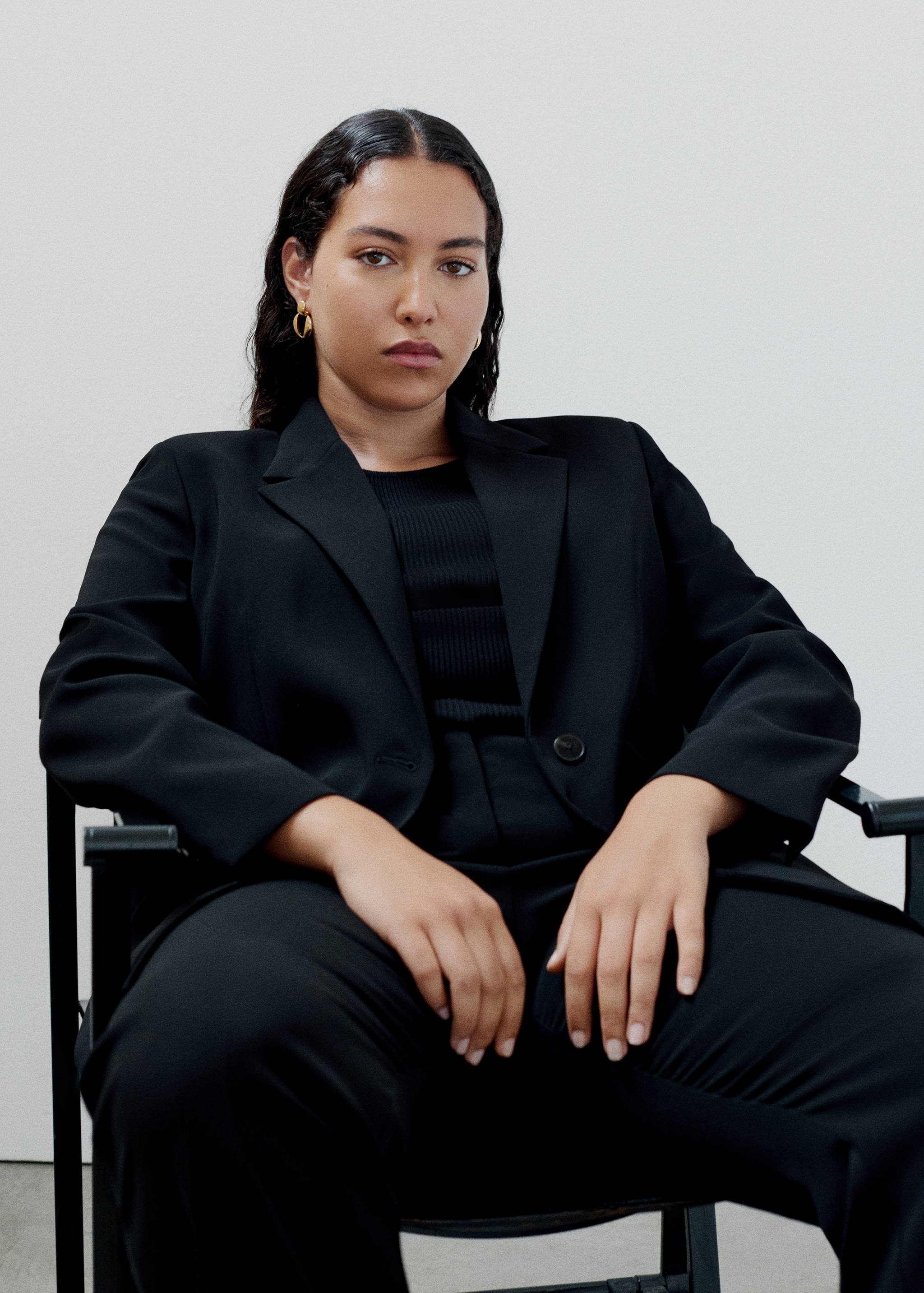 Straight-fit suit blazer - Details of the article 7